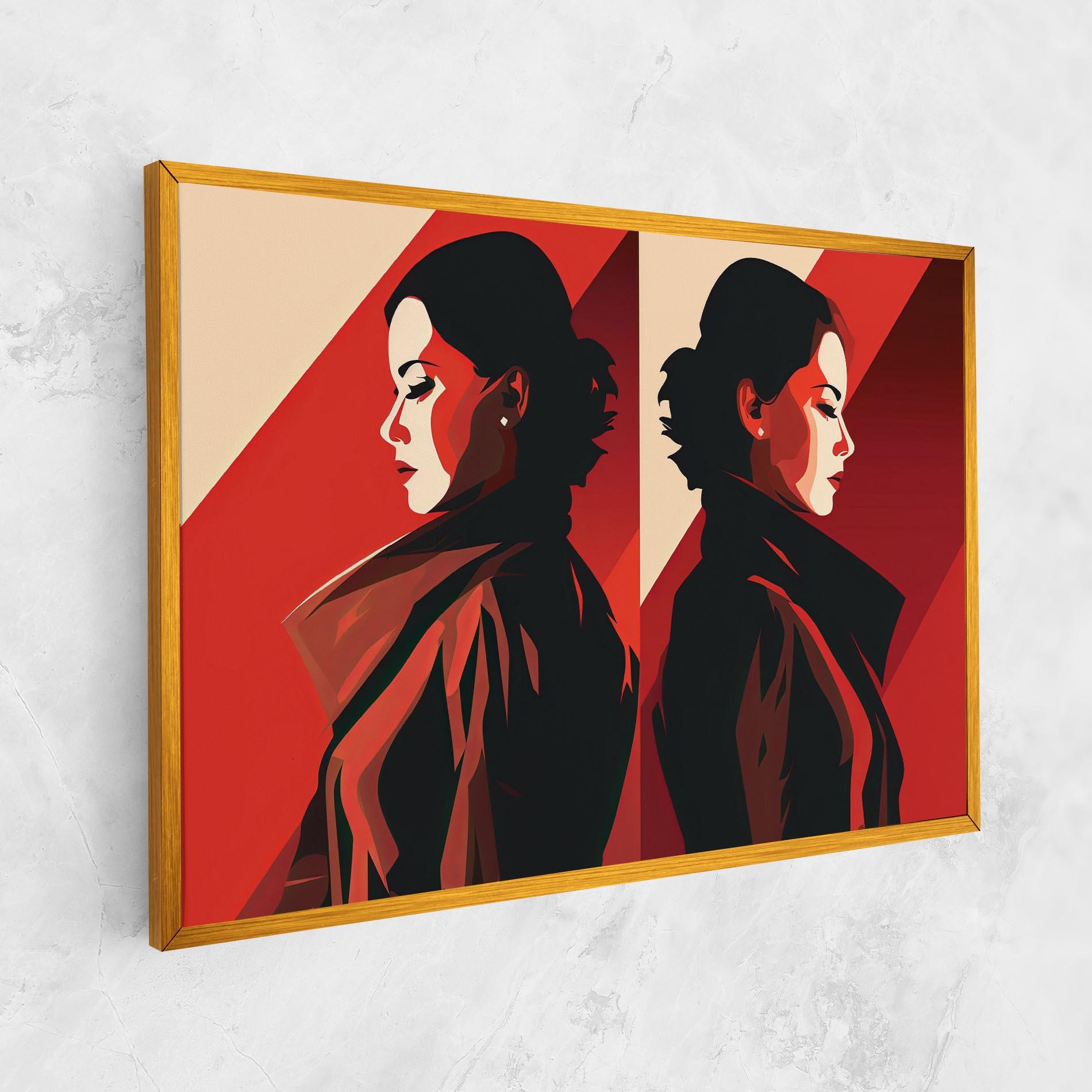 Leinwandbild Pop Outfit Lady mockup 1