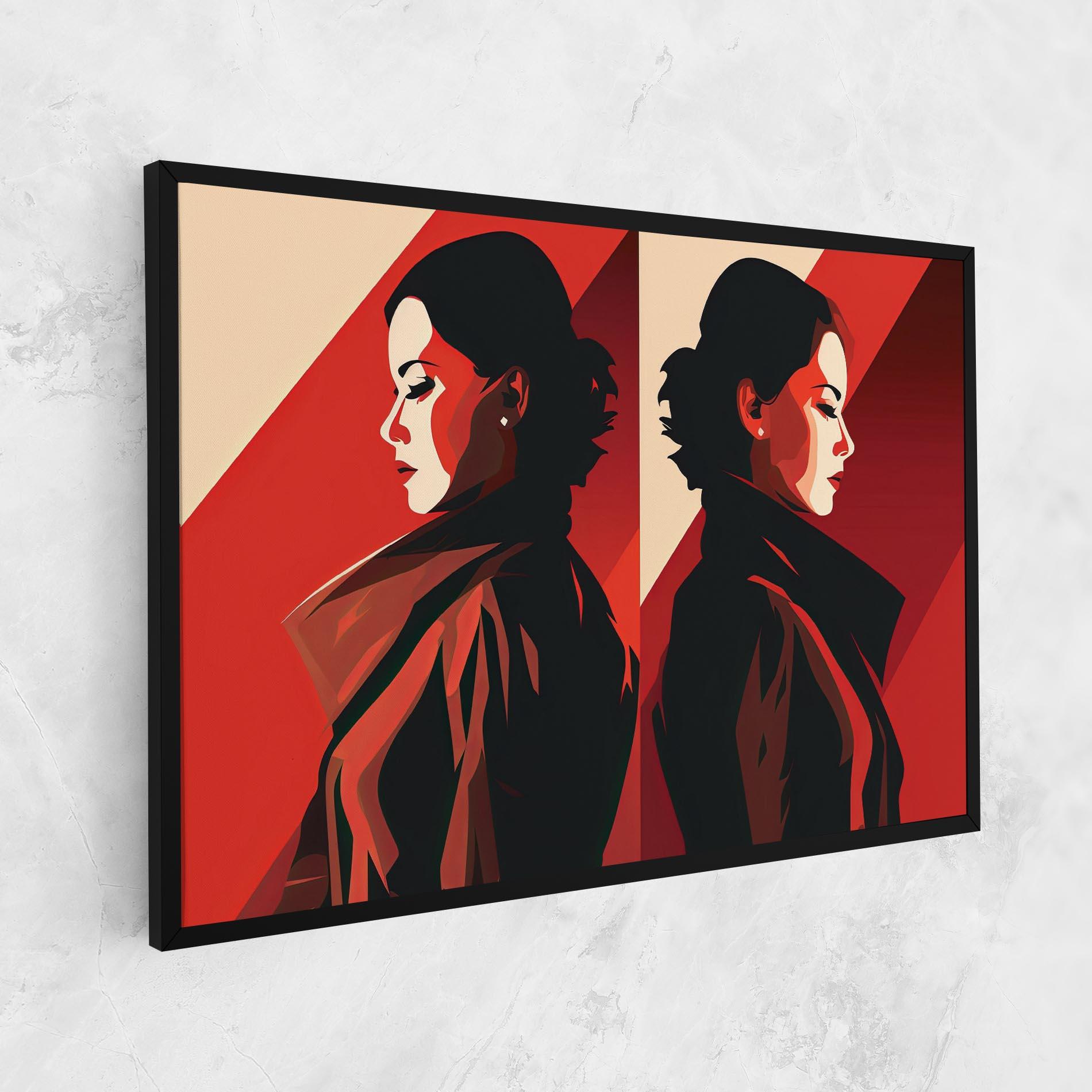 Leinwandbild Pop Outfit Lady mockup 1