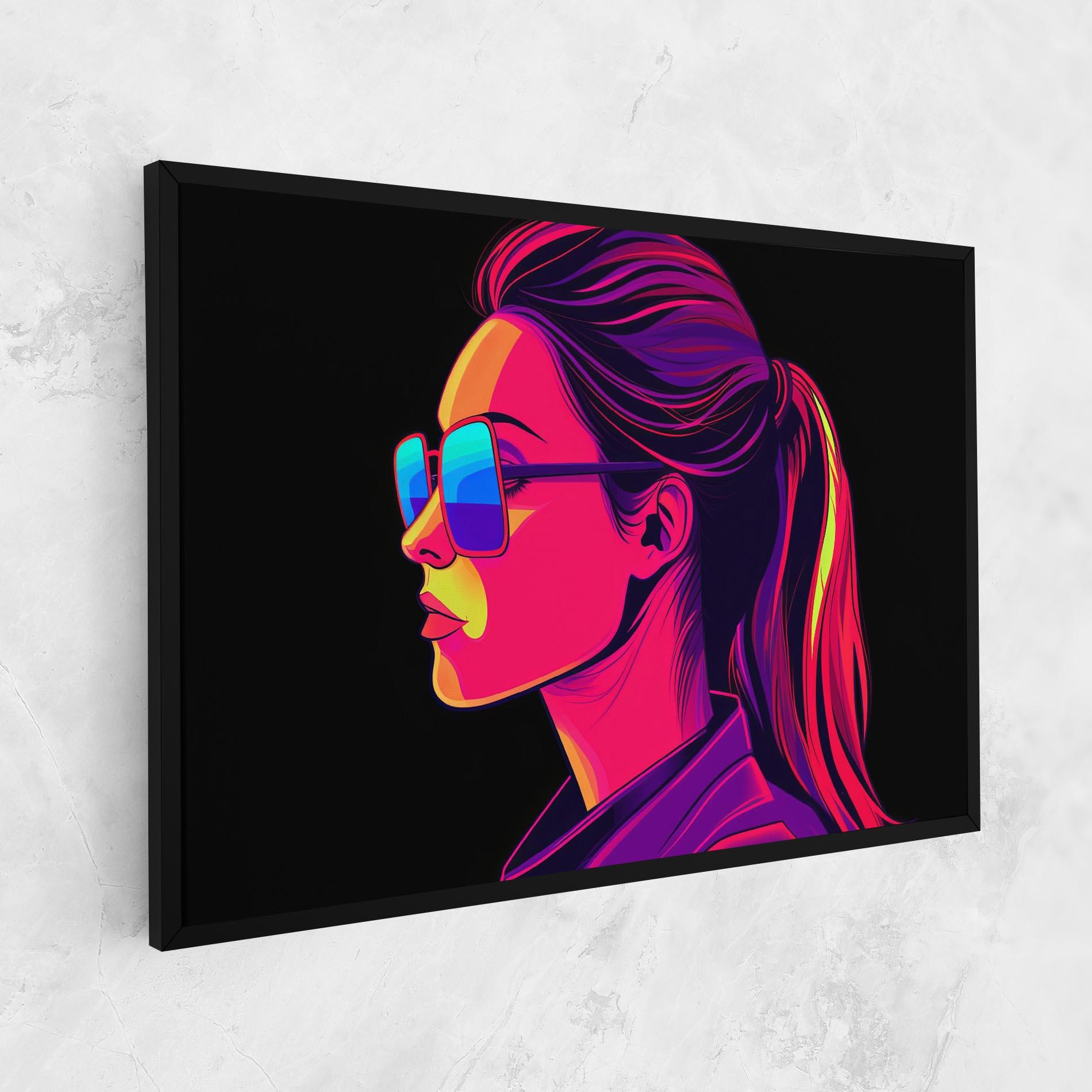 Leinwandbild Purple Pop Hair mockup 1