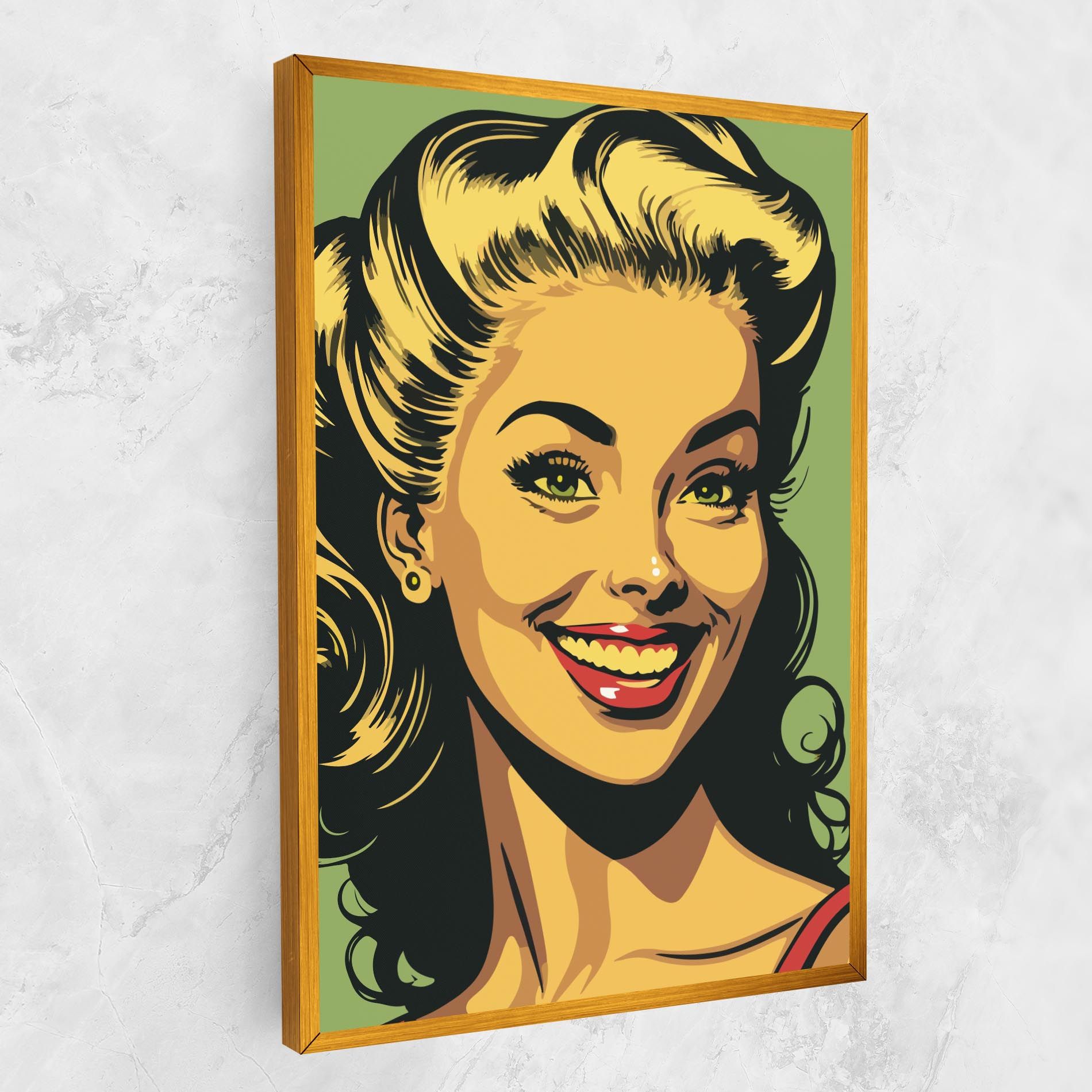 Green Light Pop Lady mockup 1