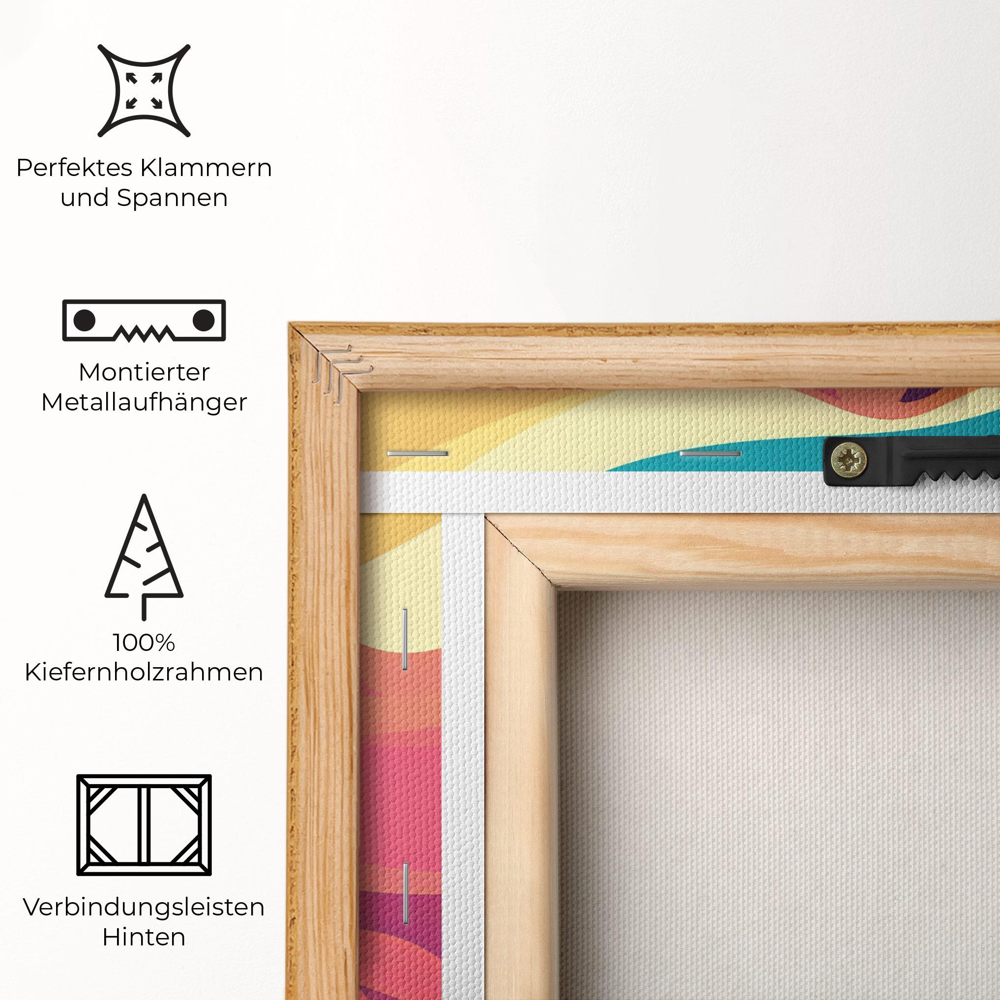 Leinwandbild Pink Pop Hair mockup 5