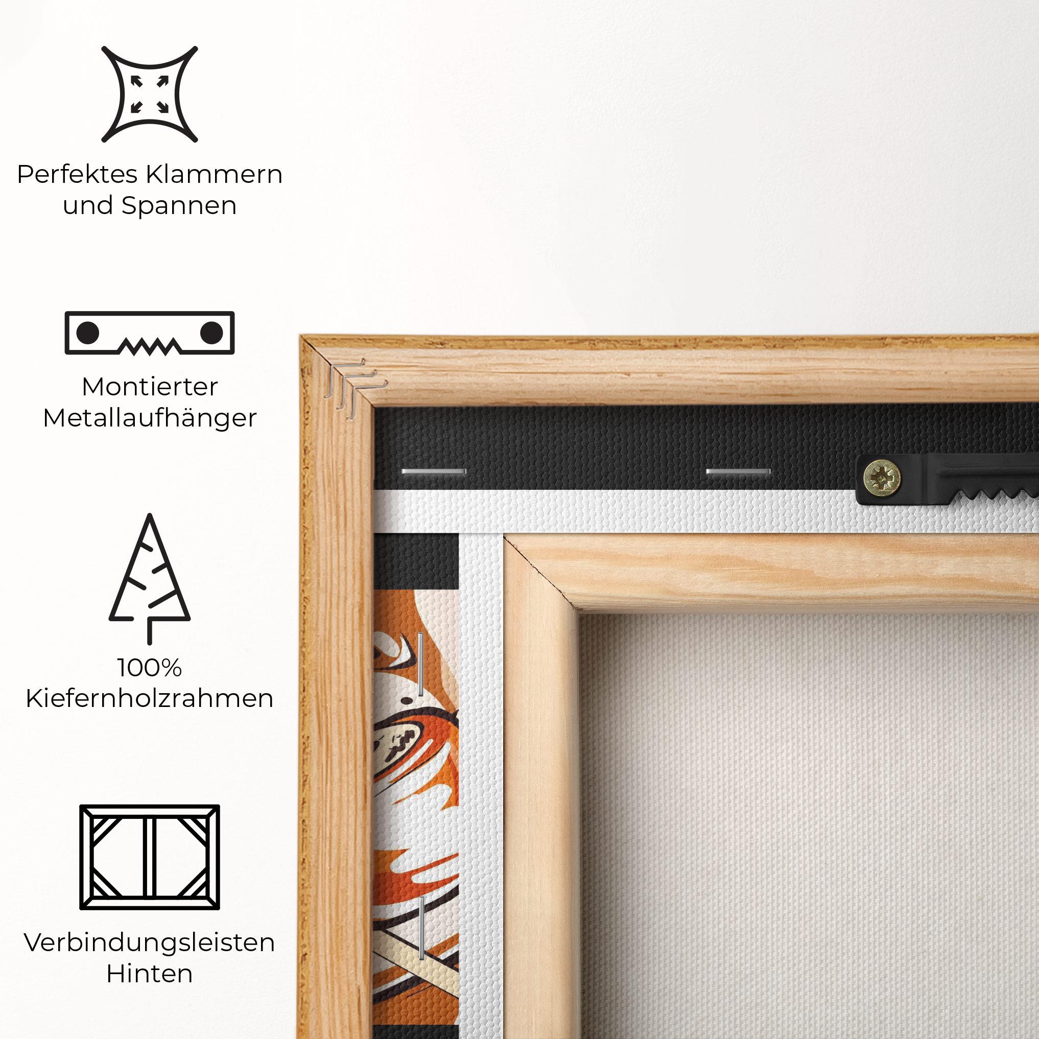 Leinwandbild Pop Art Sushi mockup 5