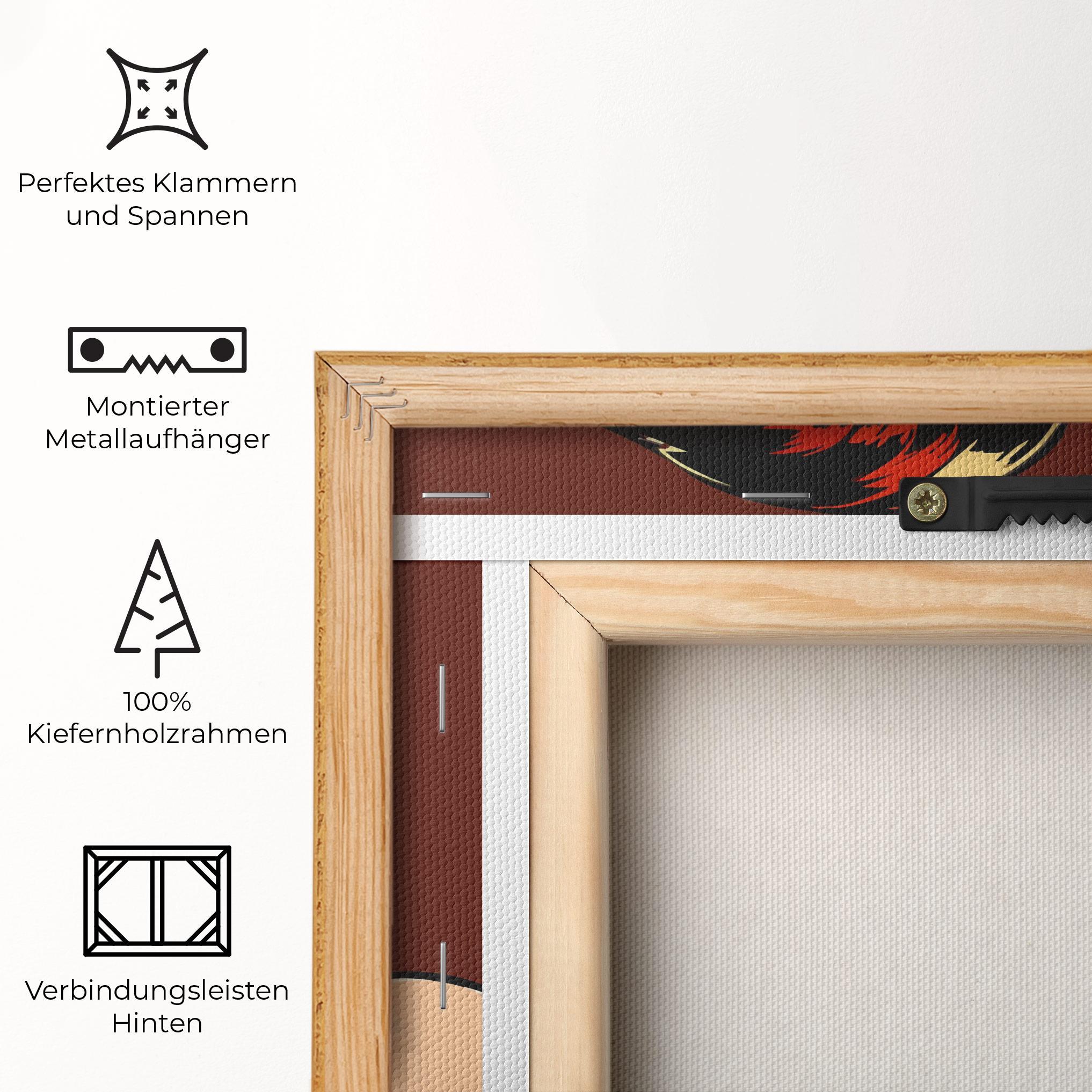 Leinwandbild Pop Beautiful Woman mockup 5