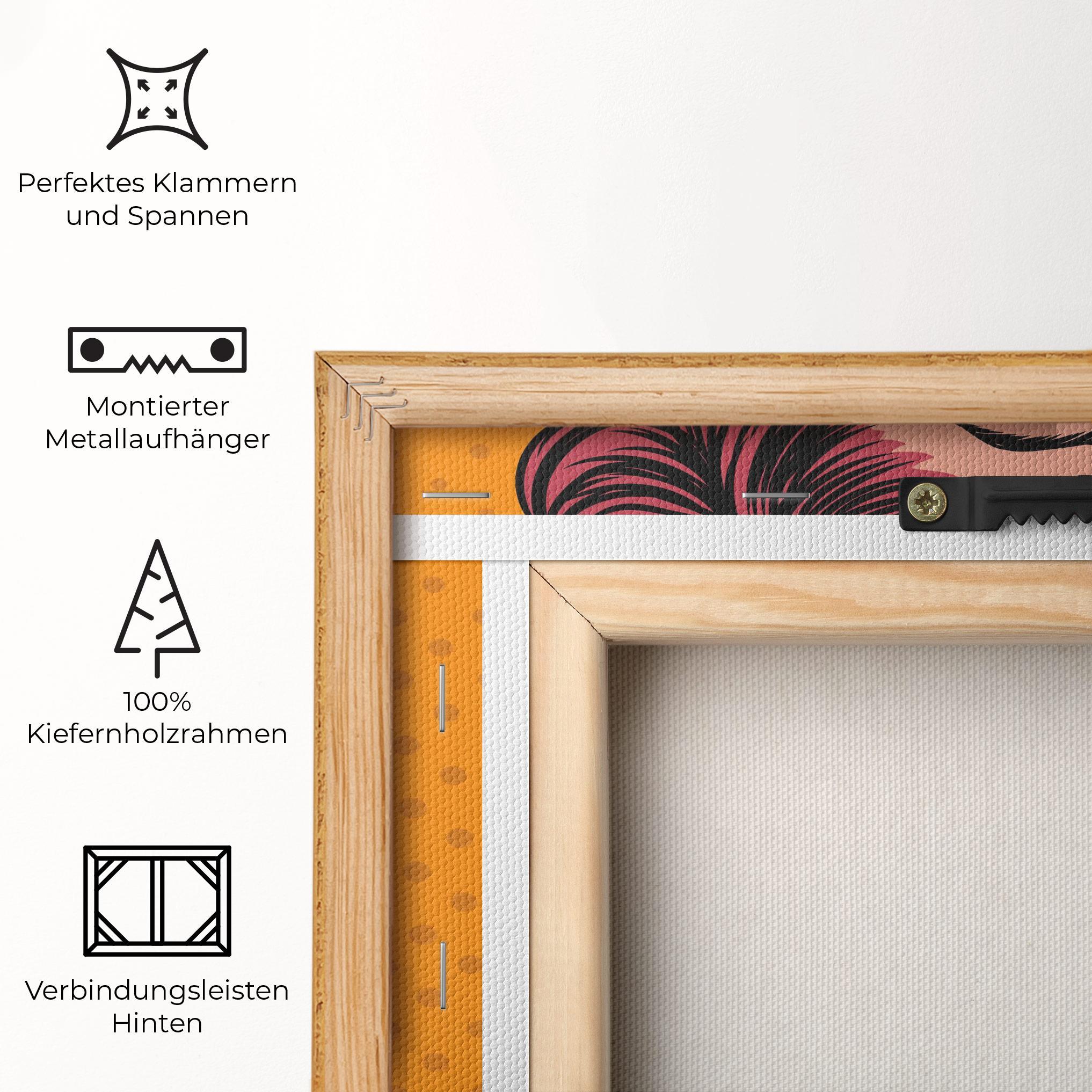 Leinwandbild Pop Comic Lady mockup 5