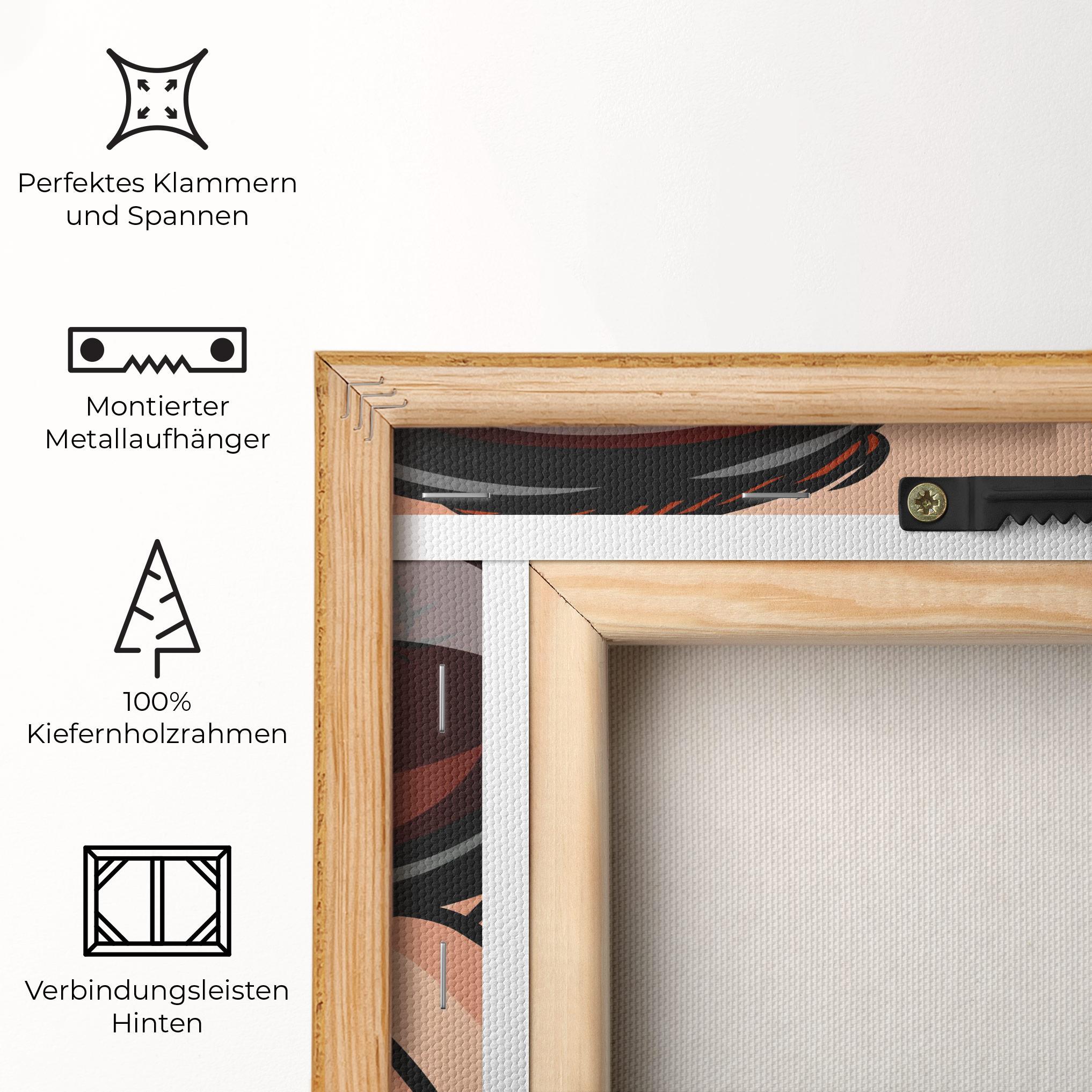 Leinwandbild Pop Glasses Woman mockup 5