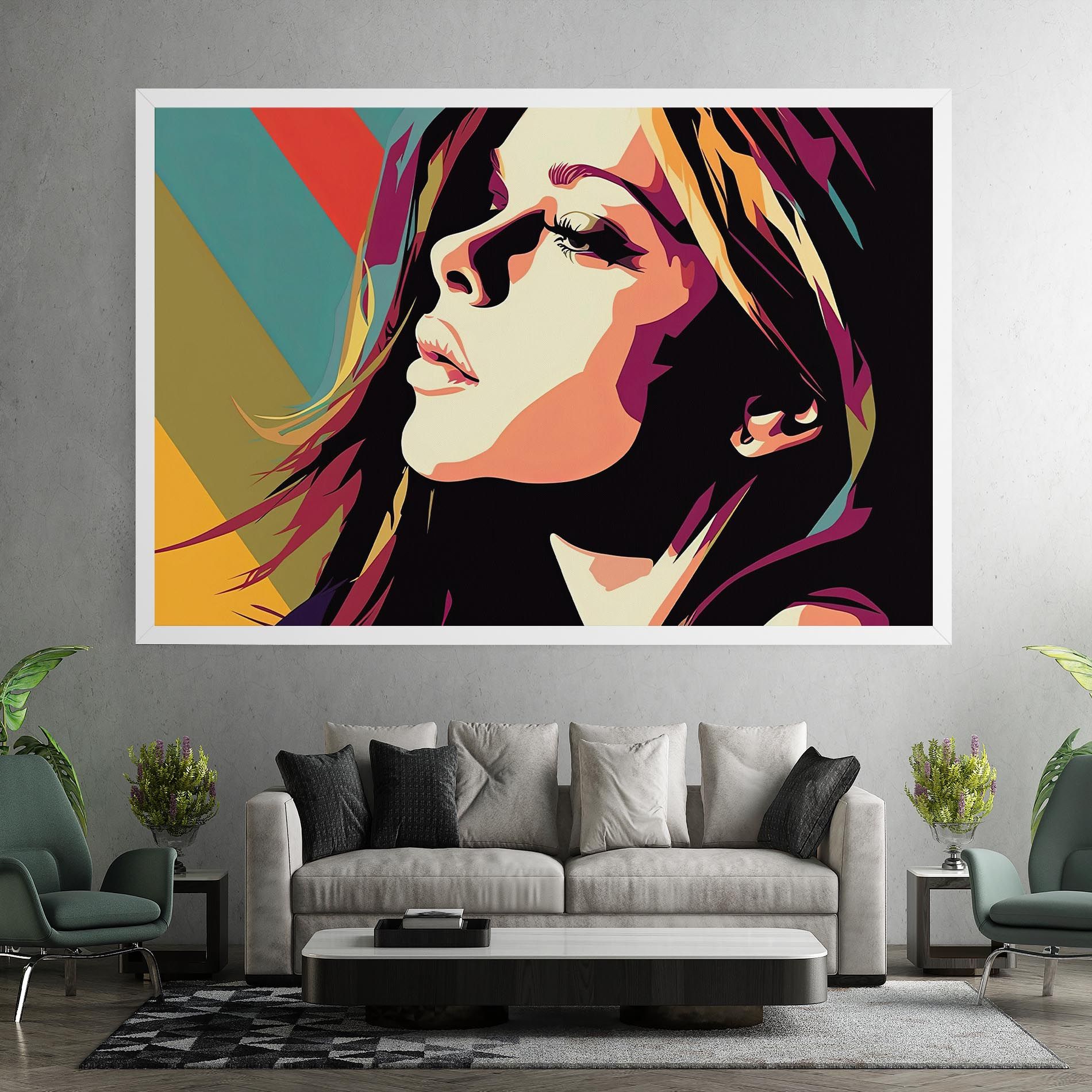 Cream Pop Art mockup 7