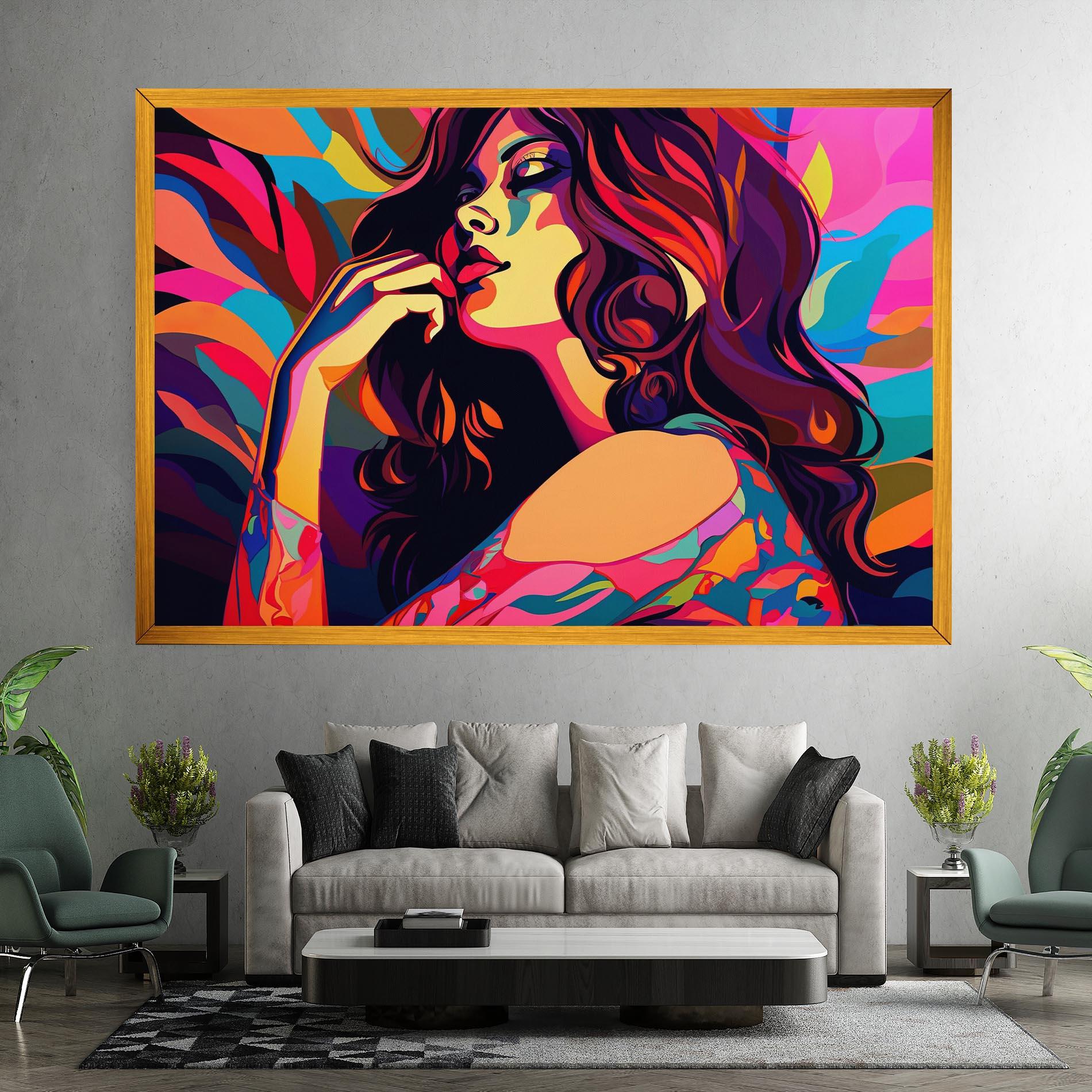 Leinwandbild Pop Color Mix mockup 7