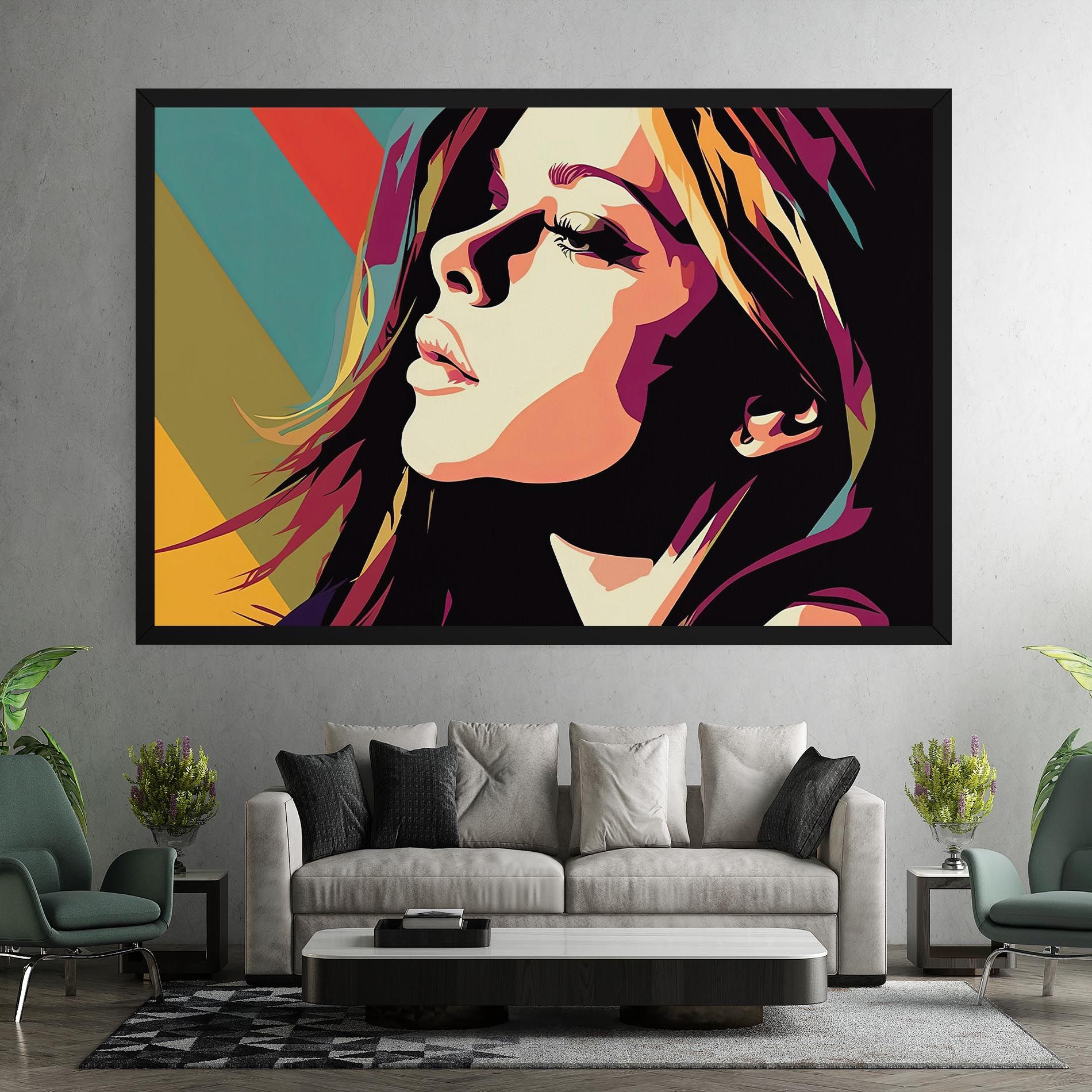 Cream Pop Art mockup 7