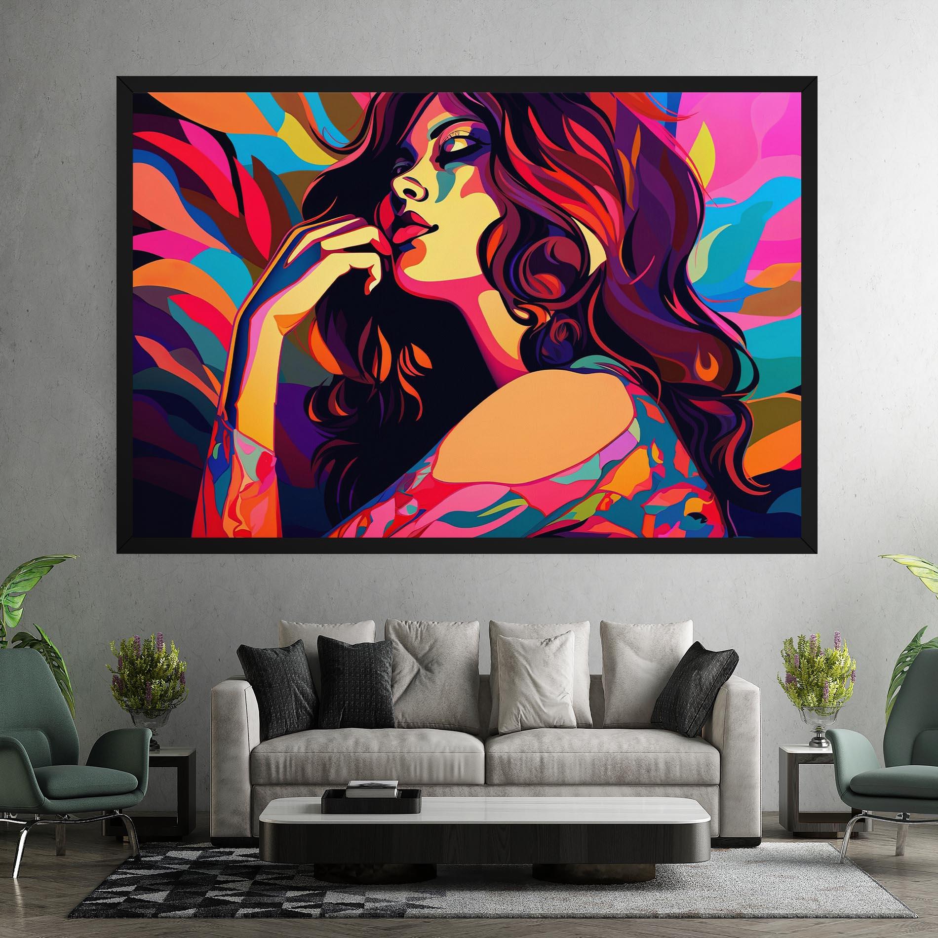 Leinwandbild Pop Color Mix mockup 7