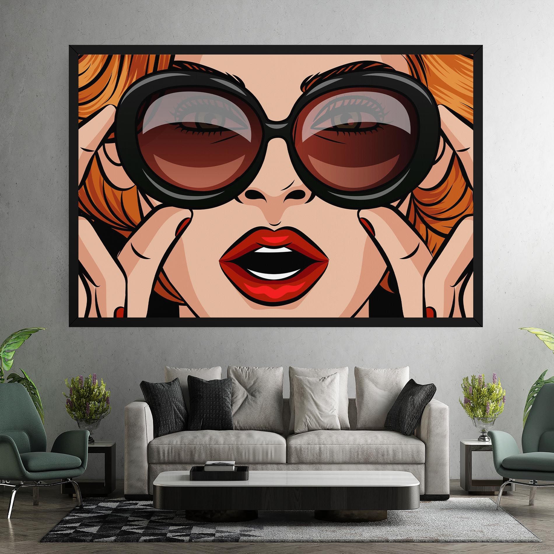 Pop Glasses Woman mockup 7