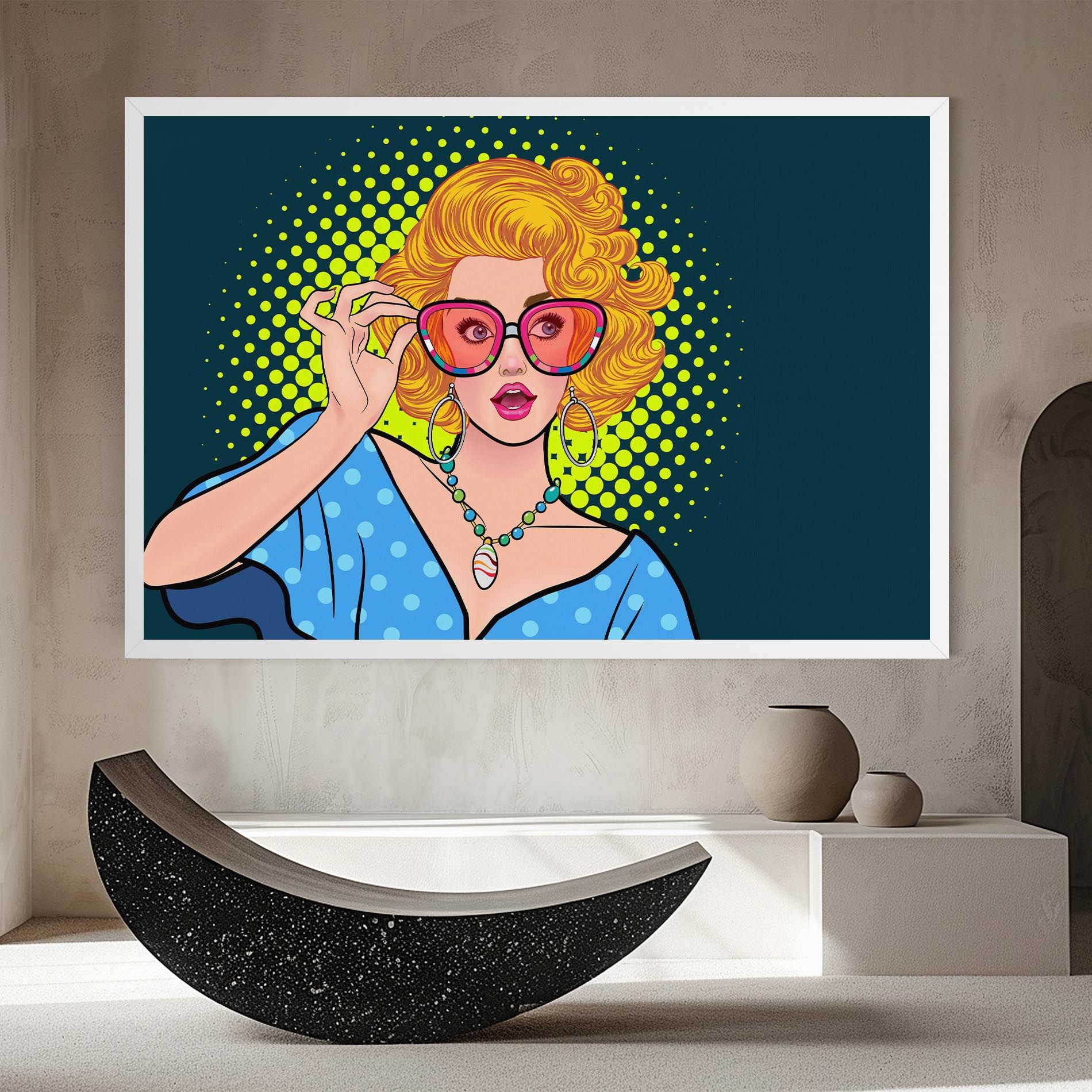 Pop Glasses Lady mockup 8