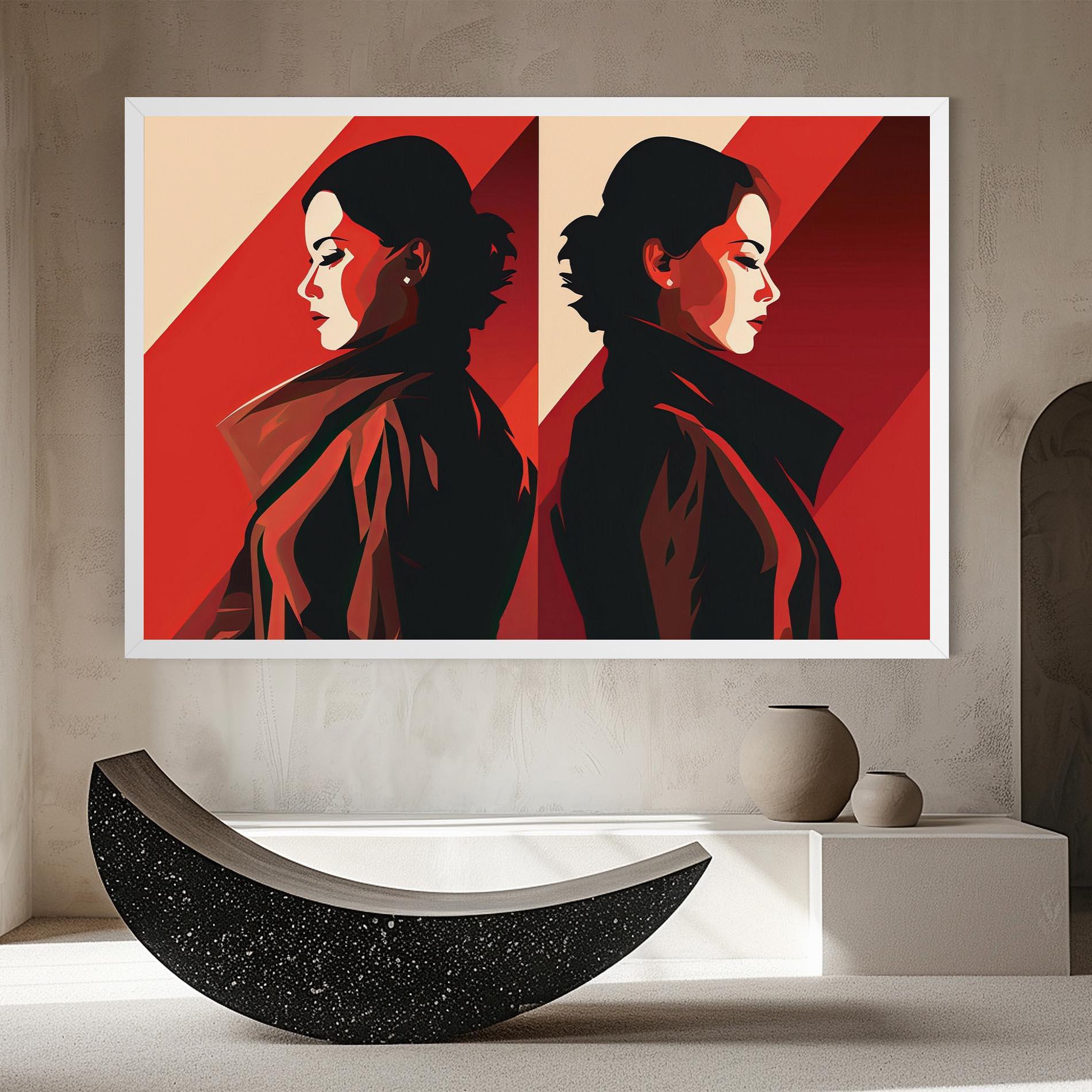 Leinwandbild Pop Outfit Lady mockup 8