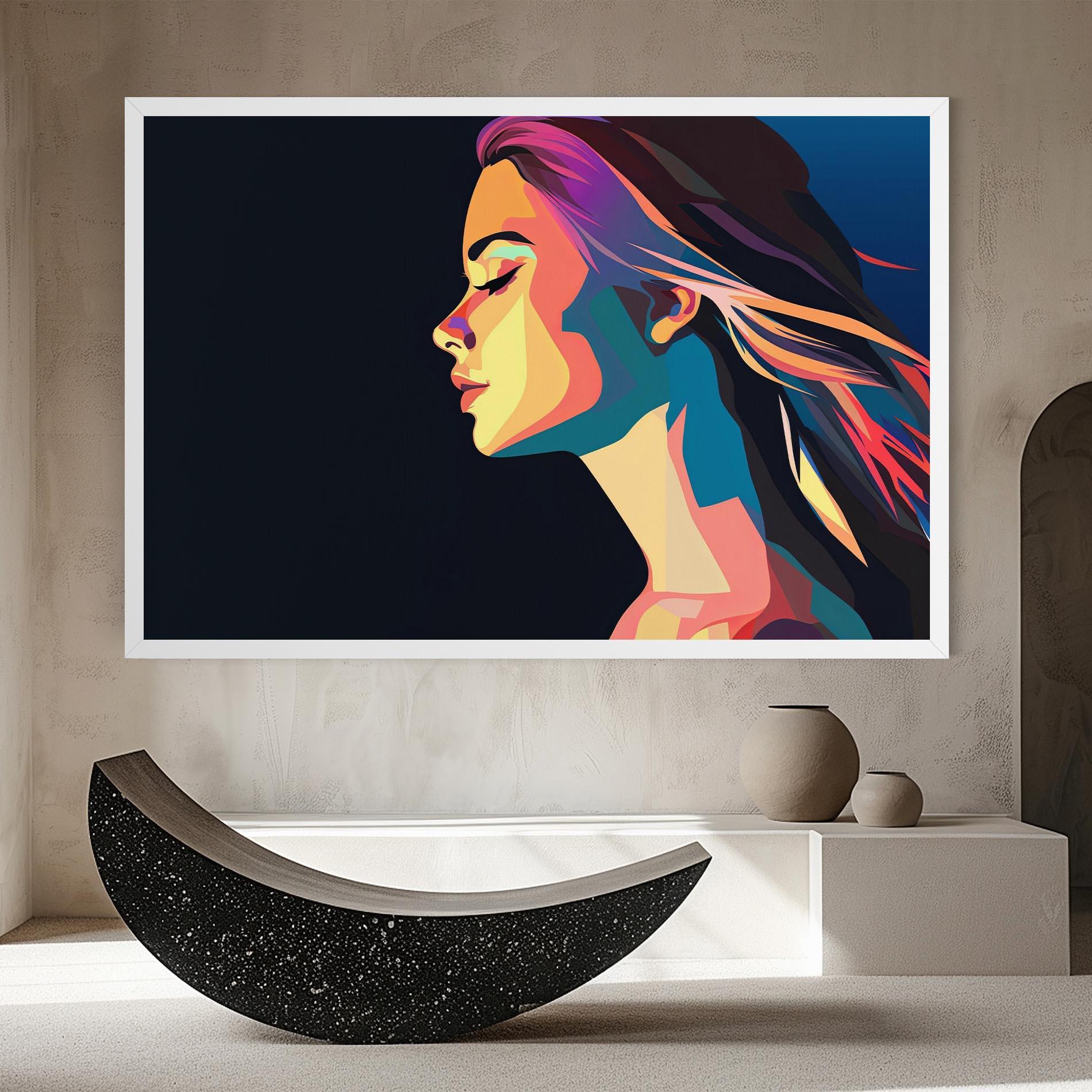 Leinwandbild Worm Pop Light mockup 8