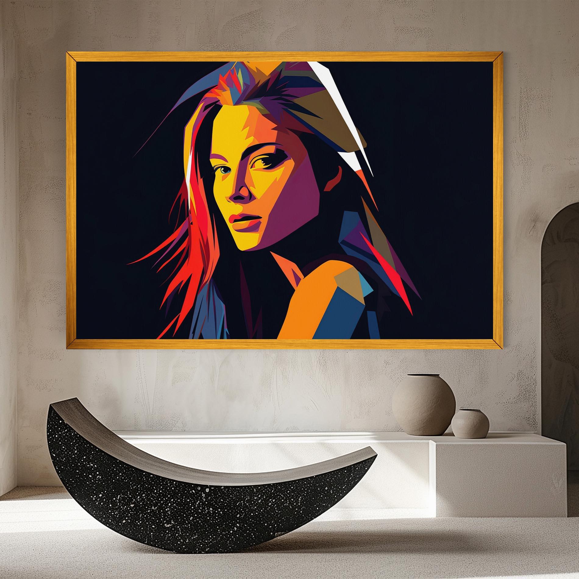 Leinwandbild Orange Pop Light mockup 8