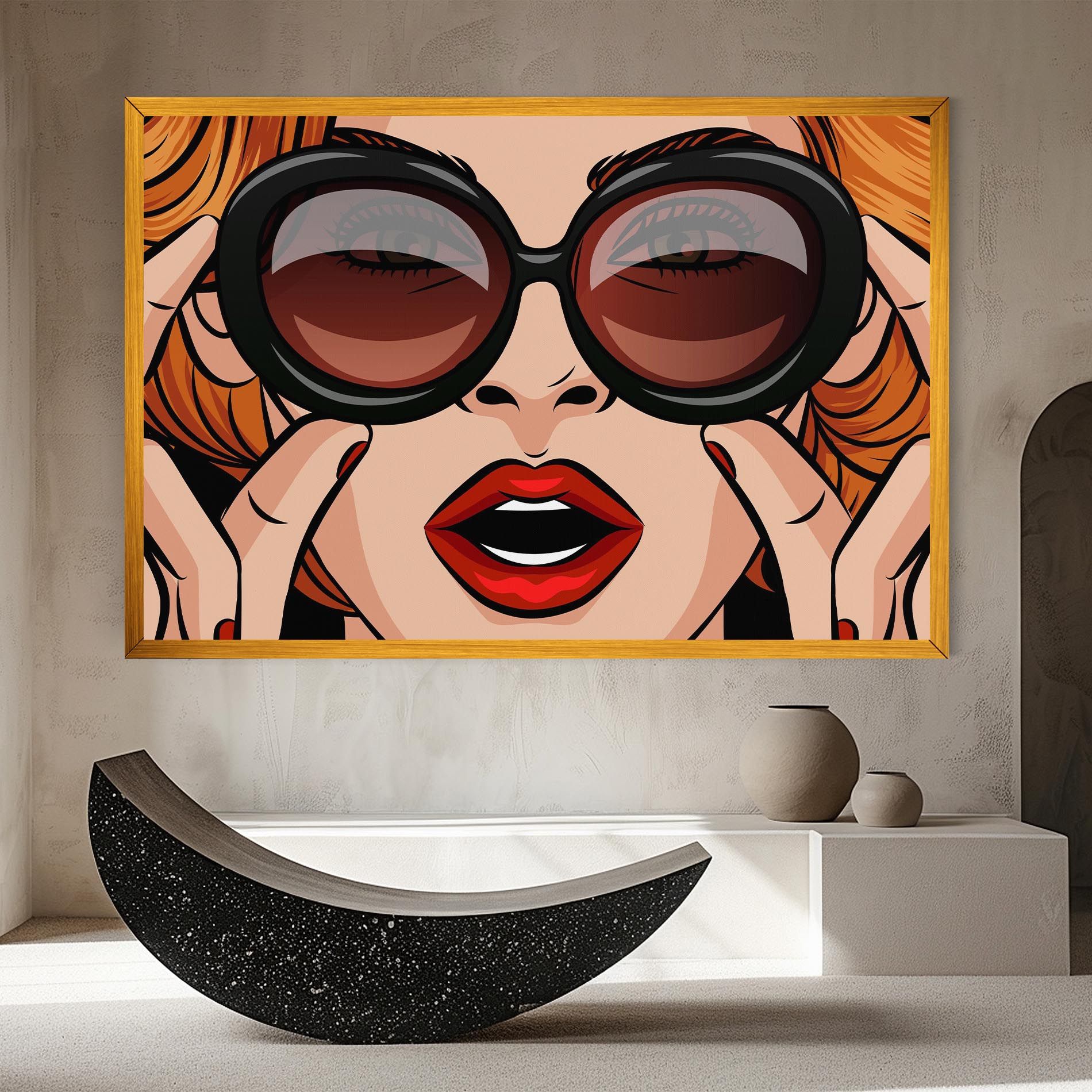 Pop Glasses Woman mockup 8