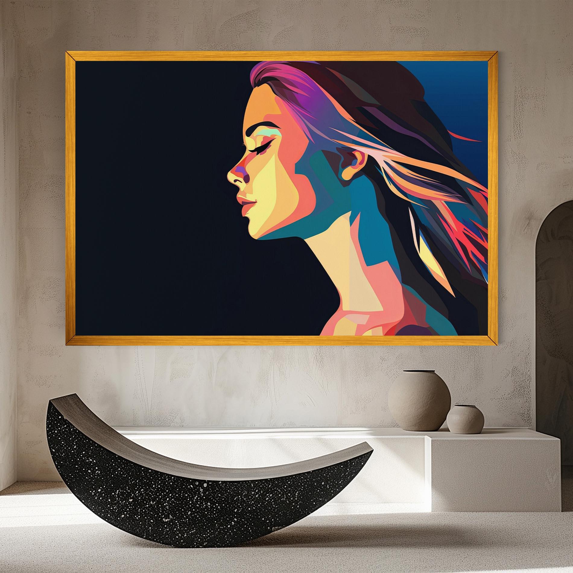 Leinwandbild Worm Pop Light mockup 8