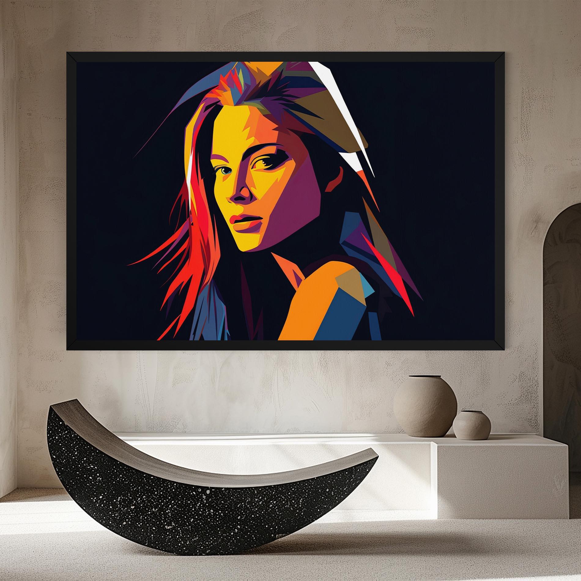 Leinwandbild Orange Pop Light mockup 8