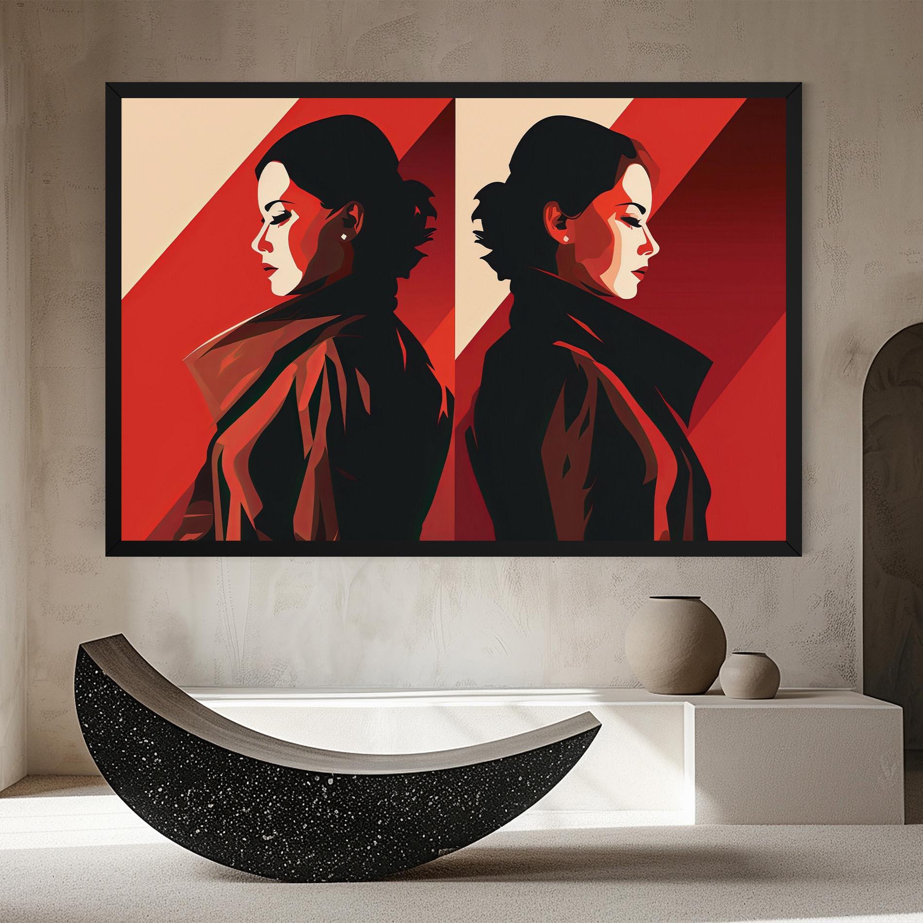 Leinwandbild Pop Outfit Lady mockup 8