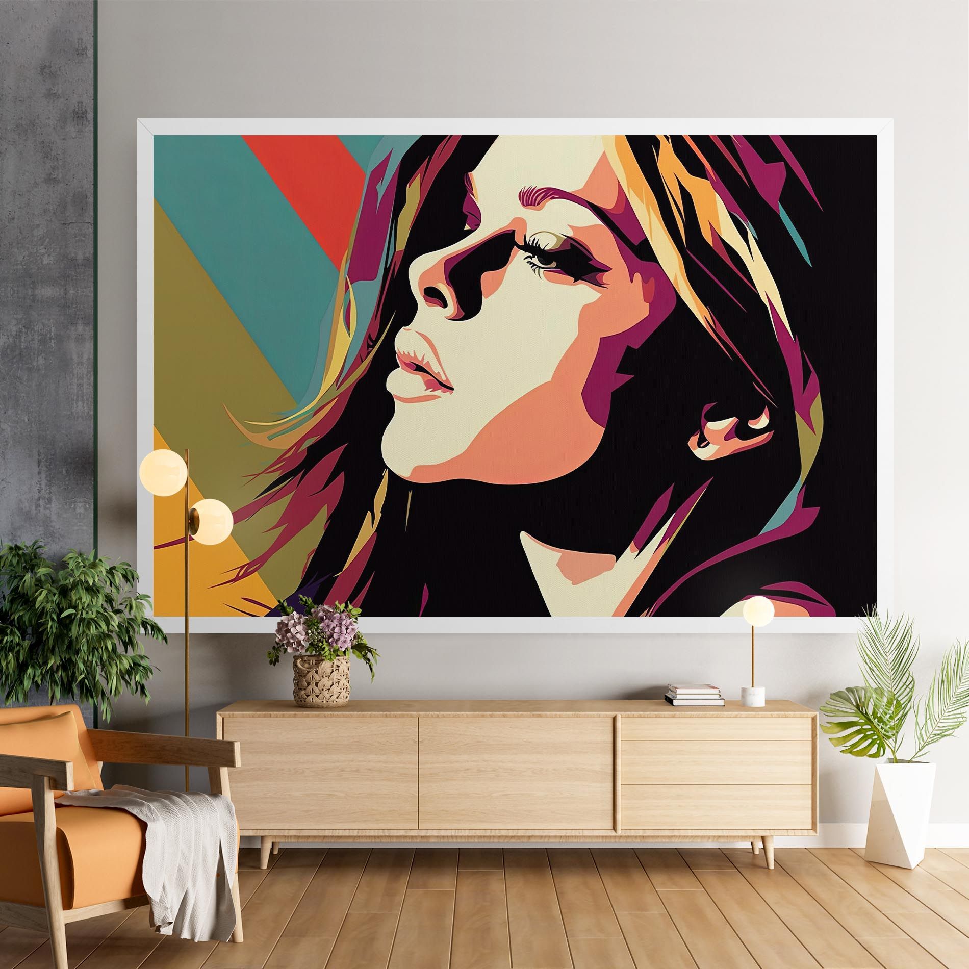 Cream Pop Art mockup 9