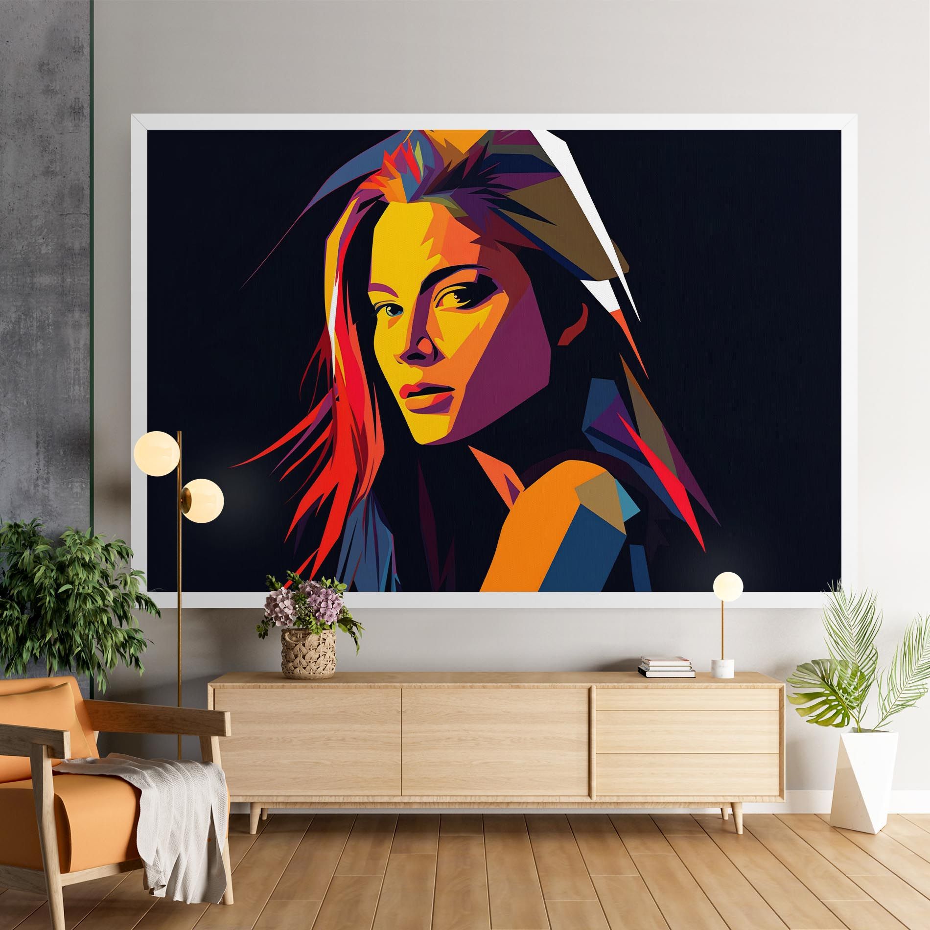 Orange Pop Light mockup 9