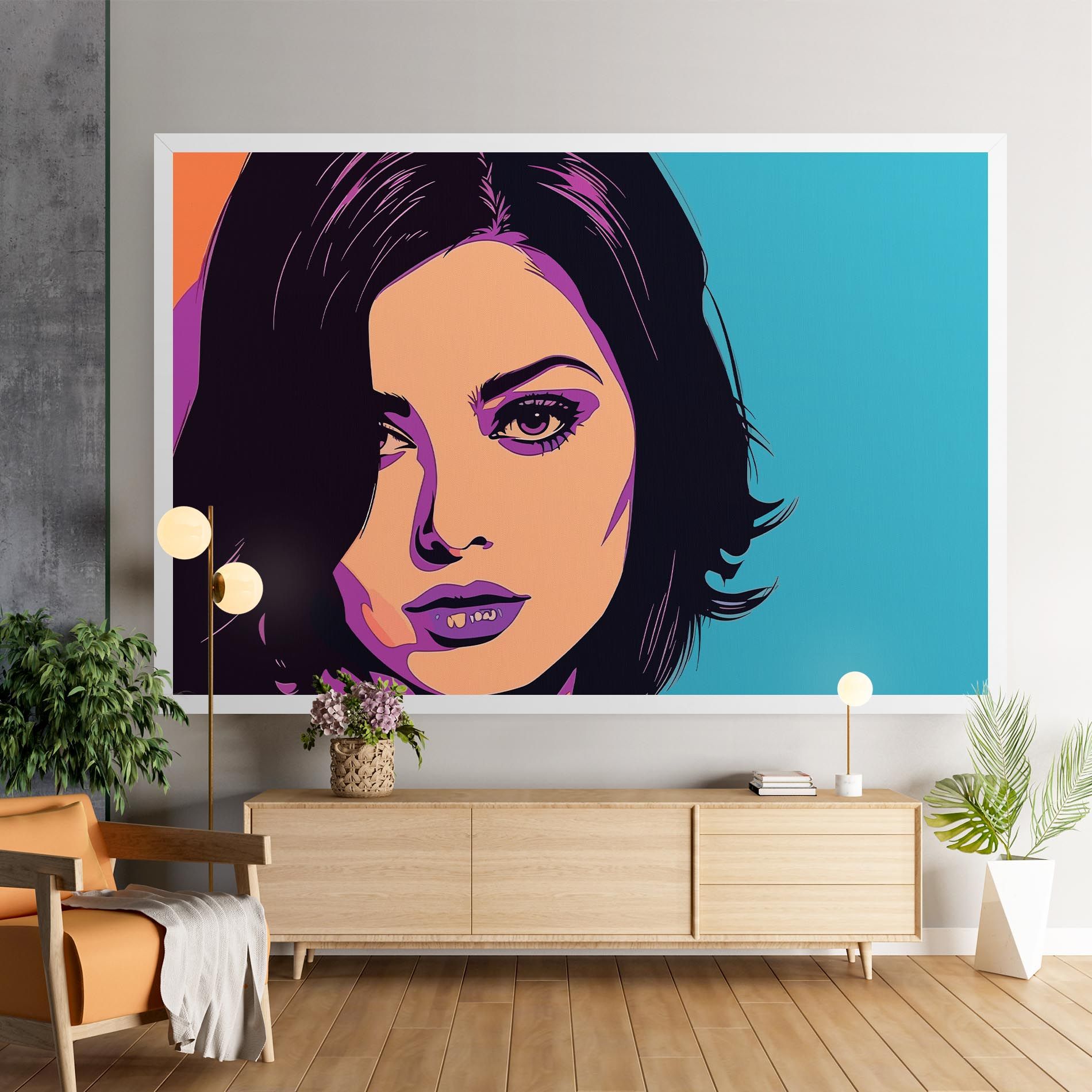 Pop Purple Woman mockup 9