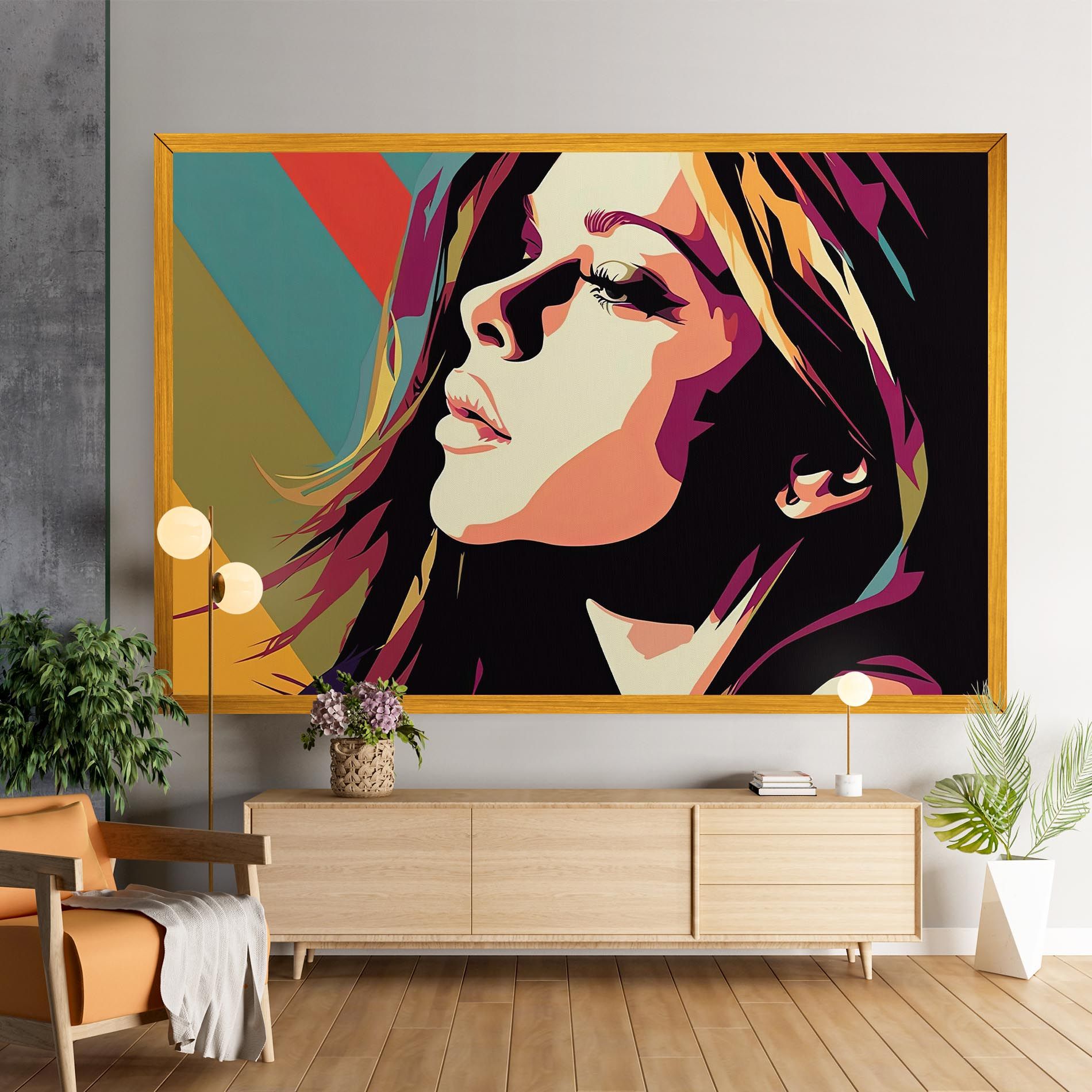 Cream Pop Art mockup 9