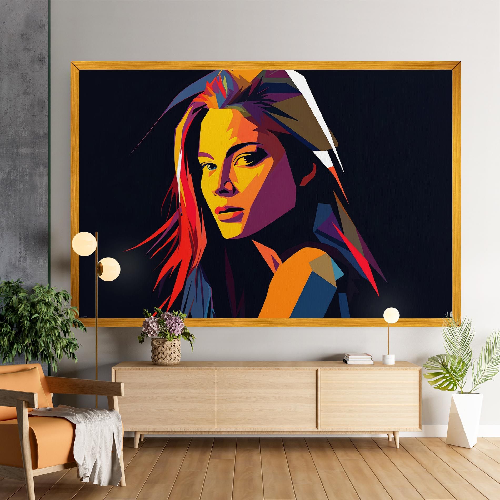 Orange Pop Light mockup 9