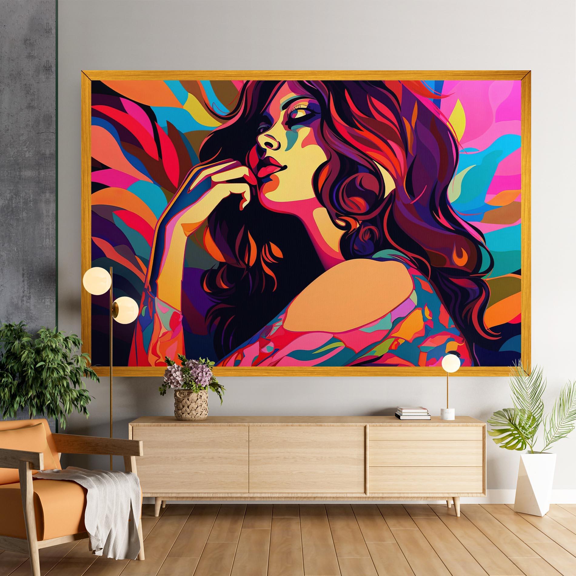 Leinwandbild Pop Color Mix mockup 9