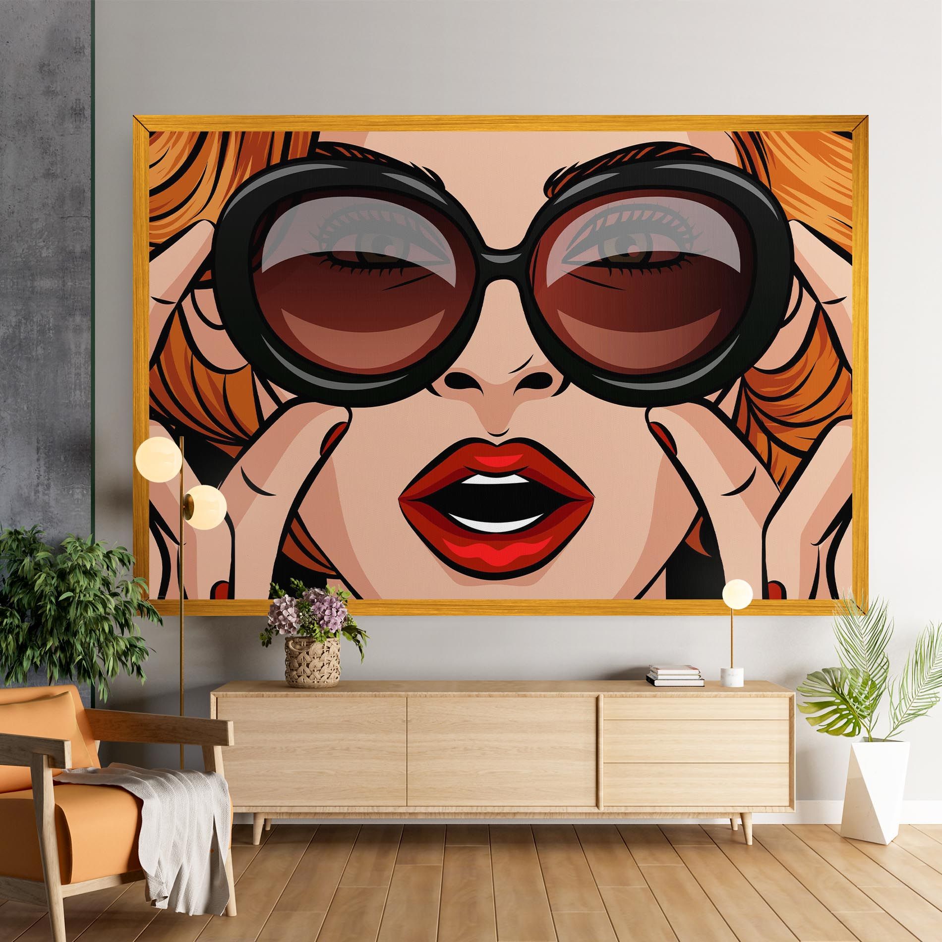 Pop Glasses Woman mockup 9