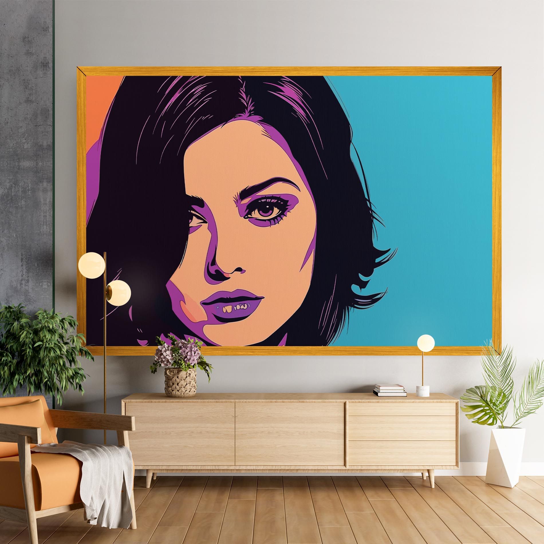 Pop Purple Woman mockup 9