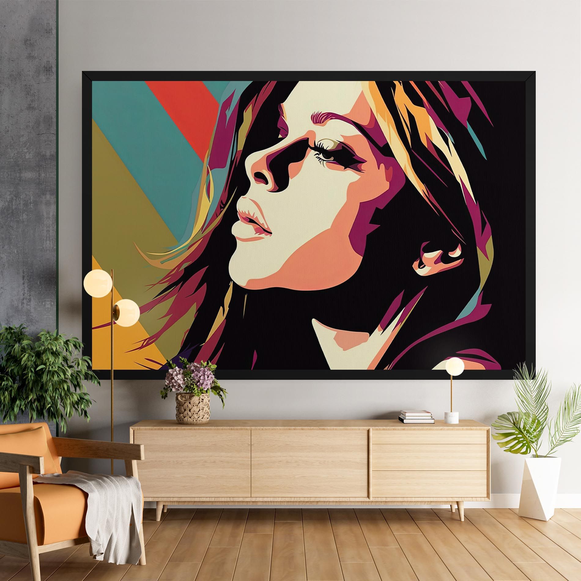 Cream Pop Art mockup 9