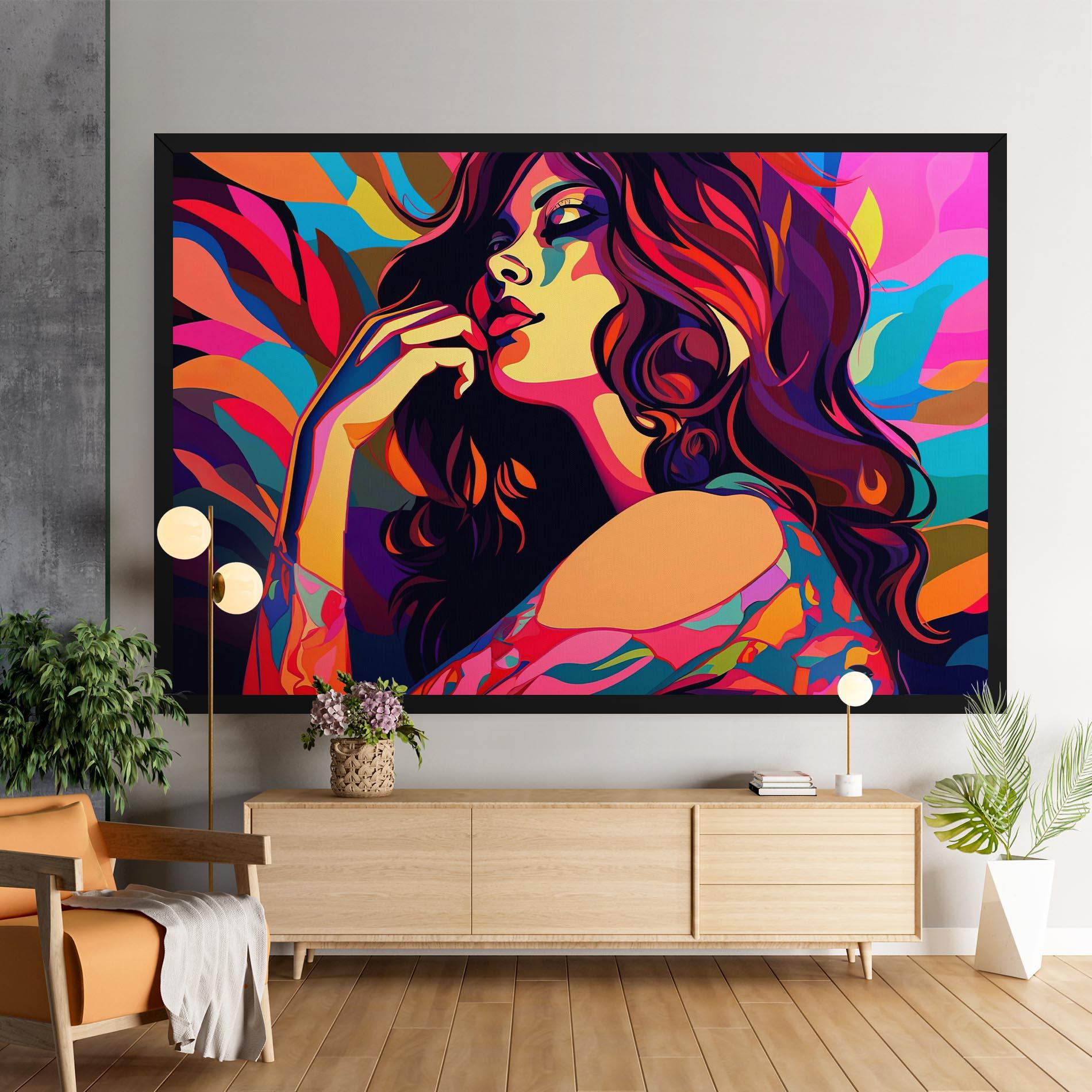 Leinwandbild Pop Color Mix mockup 9