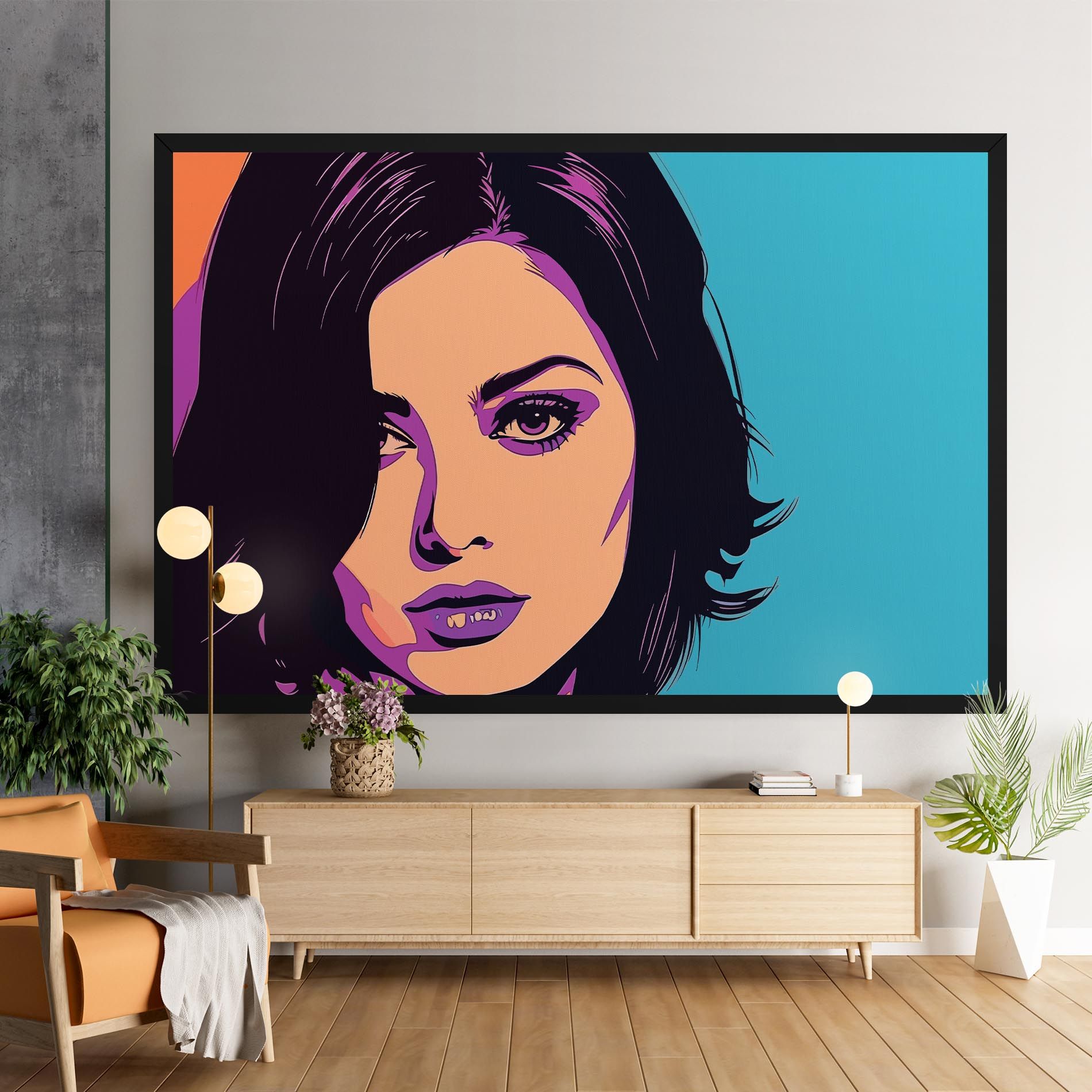 Pop Purple Woman mockup 9