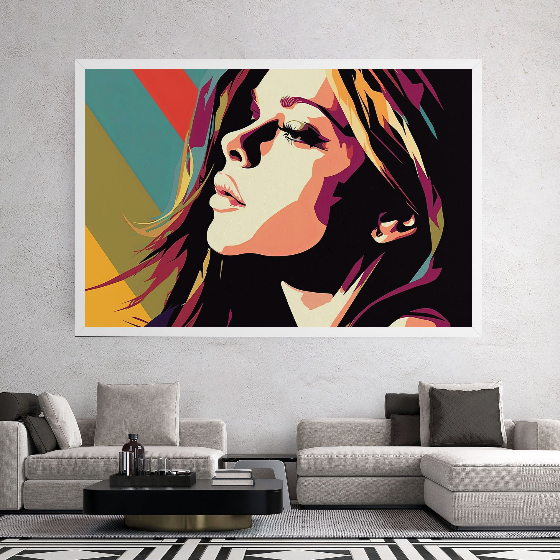 Cream Pop Art mockup 2