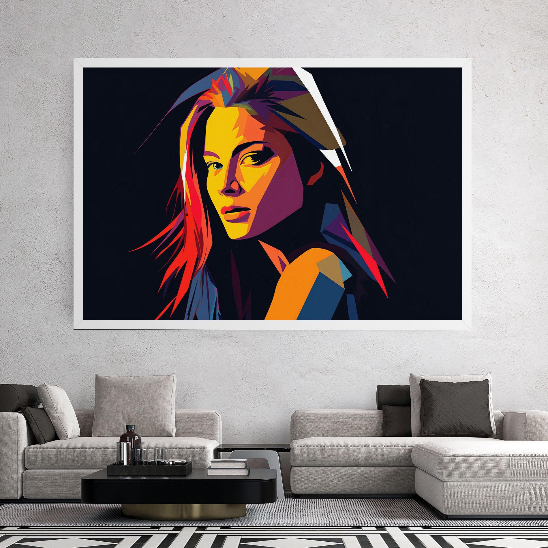 Leinwandbild Orange Pop Light mockup 2