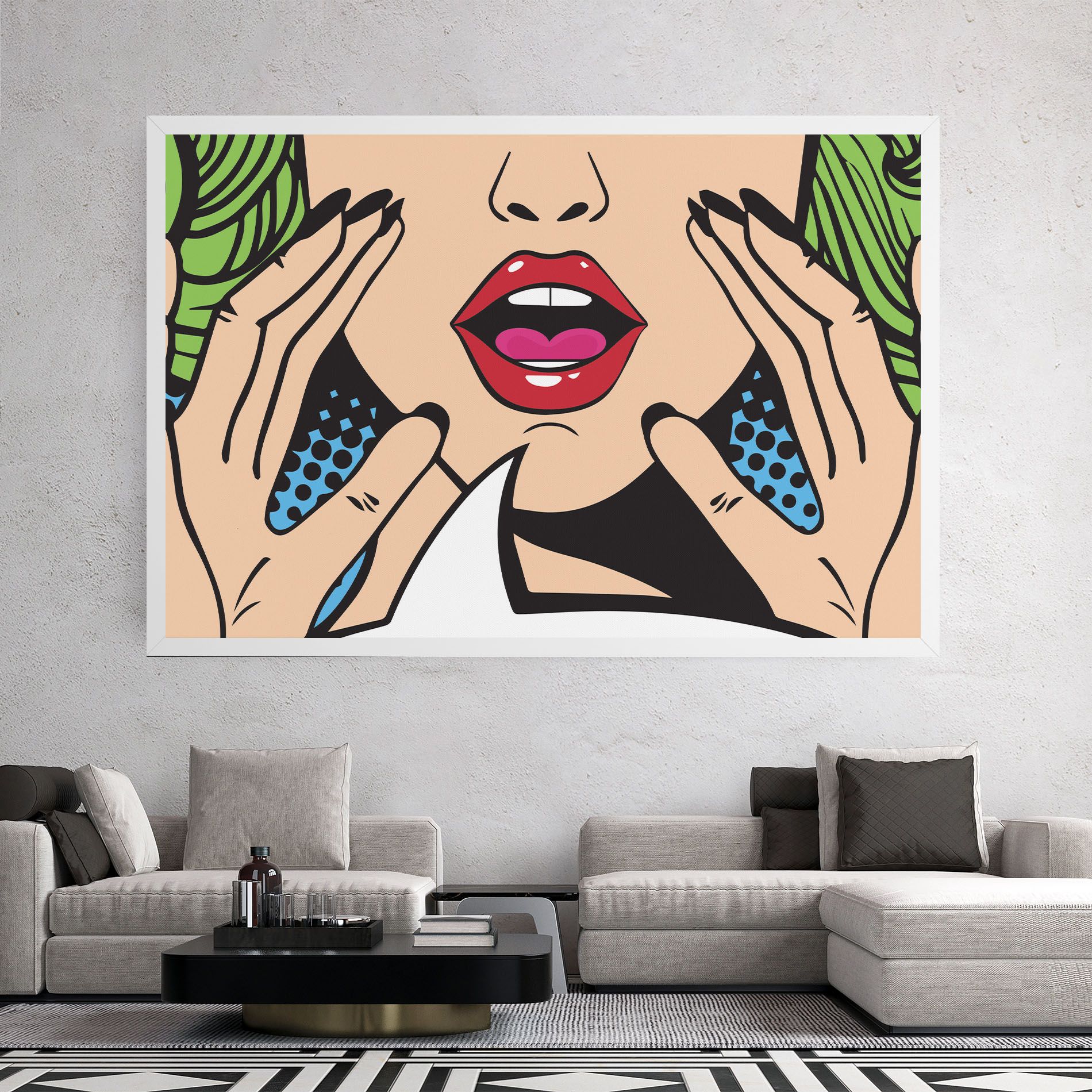 Speaking Pop Art mockup 2