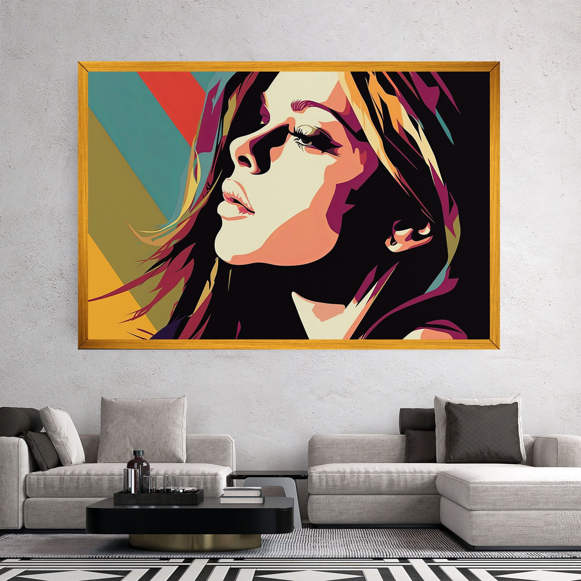 Cream Pop Art mockup 2