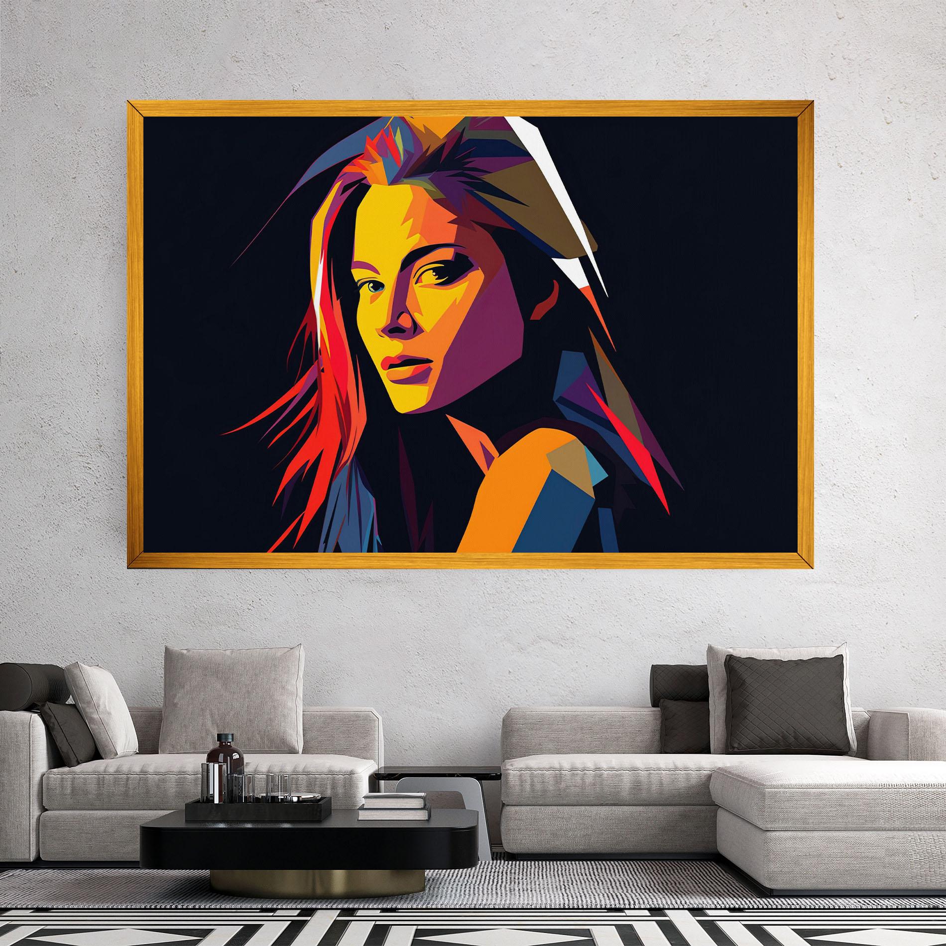 Leinwandbild Orange Pop Light mockup 2