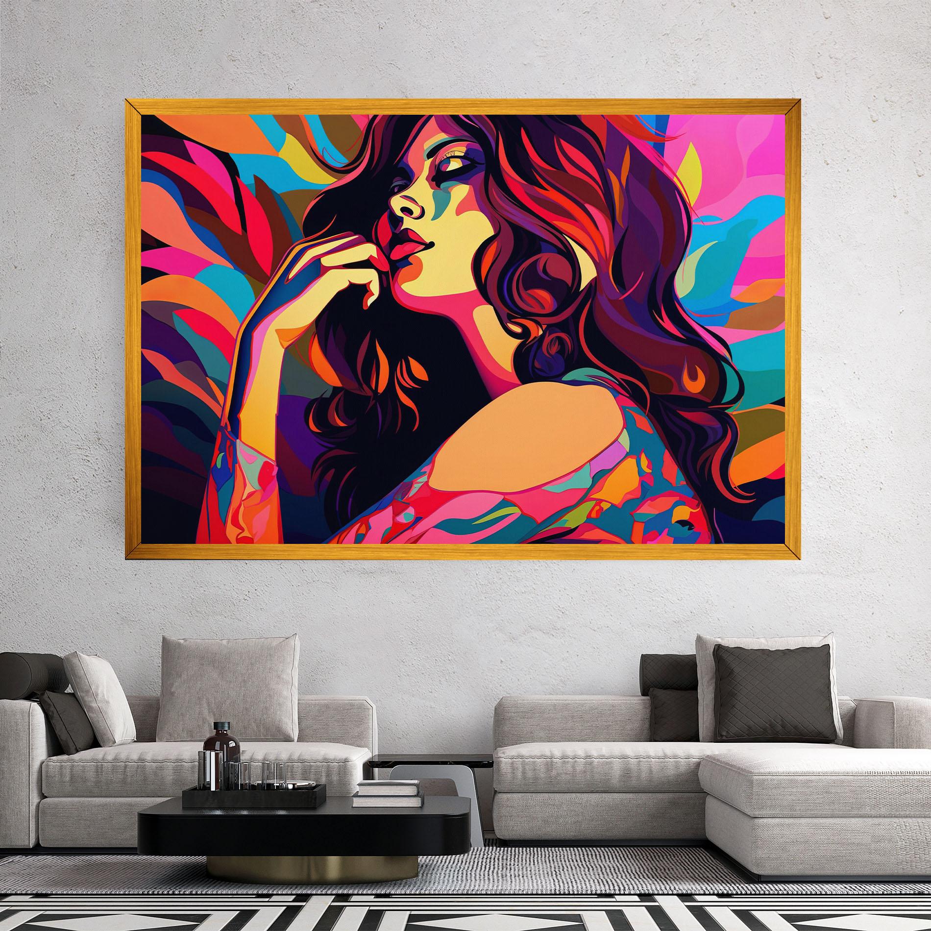 Leinwandbild Pop Color Mix mockup 2