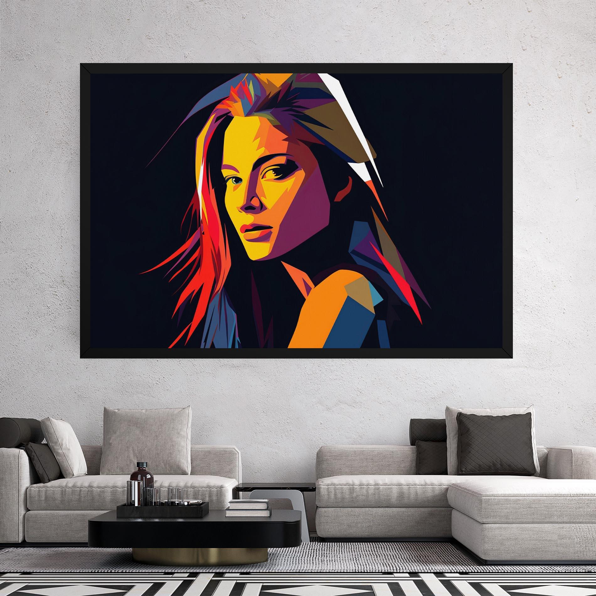 Leinwandbild Orange Pop Light mockup 2