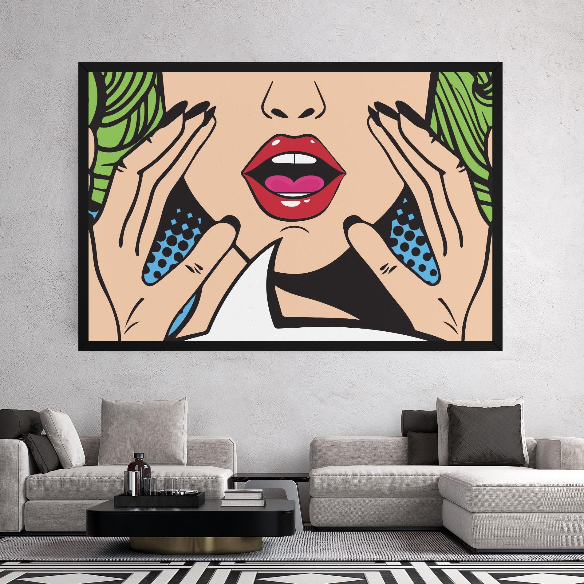 Speaking Pop Art mockup 2