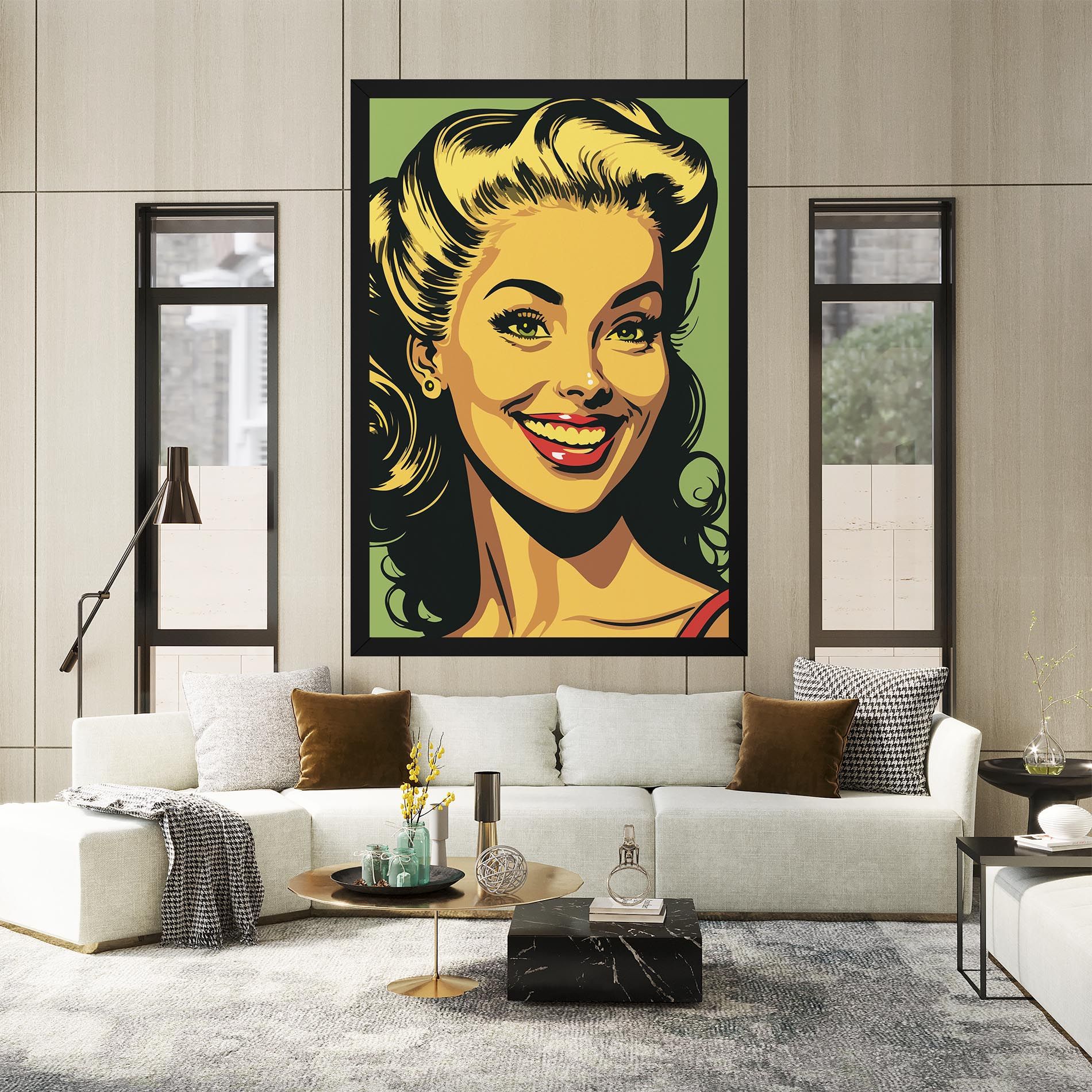 Green Light Pop Lady mockup 2