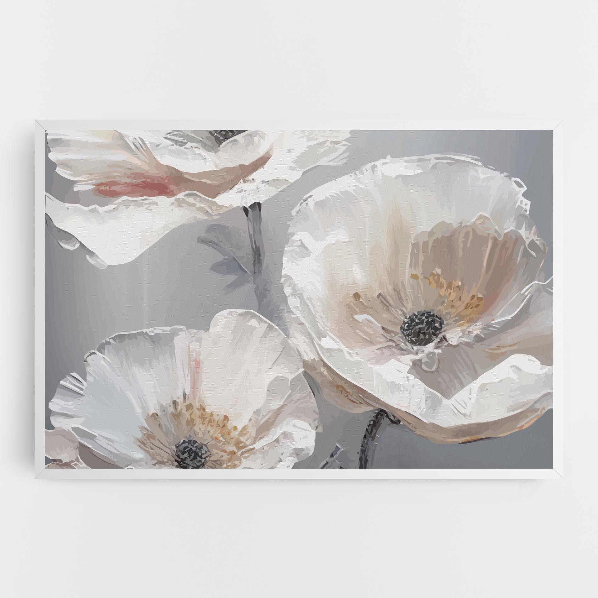 Leinwandbild Cream Mix Flower mockup 0