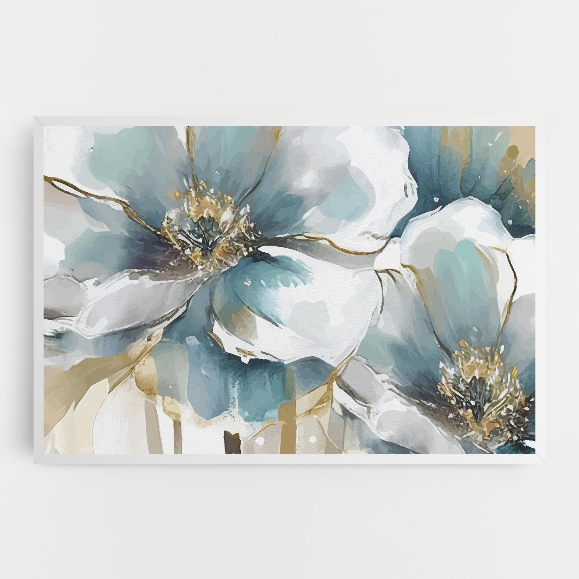 Leinwandbild Flower Mix Art mockup 0