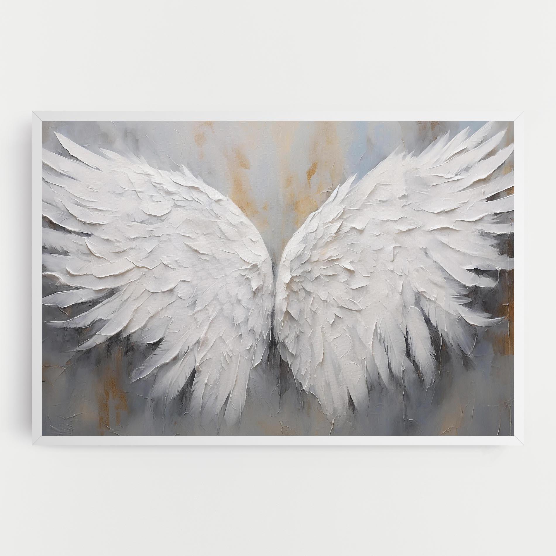 Leinwandbild Pretty Angel Wings mockup 0