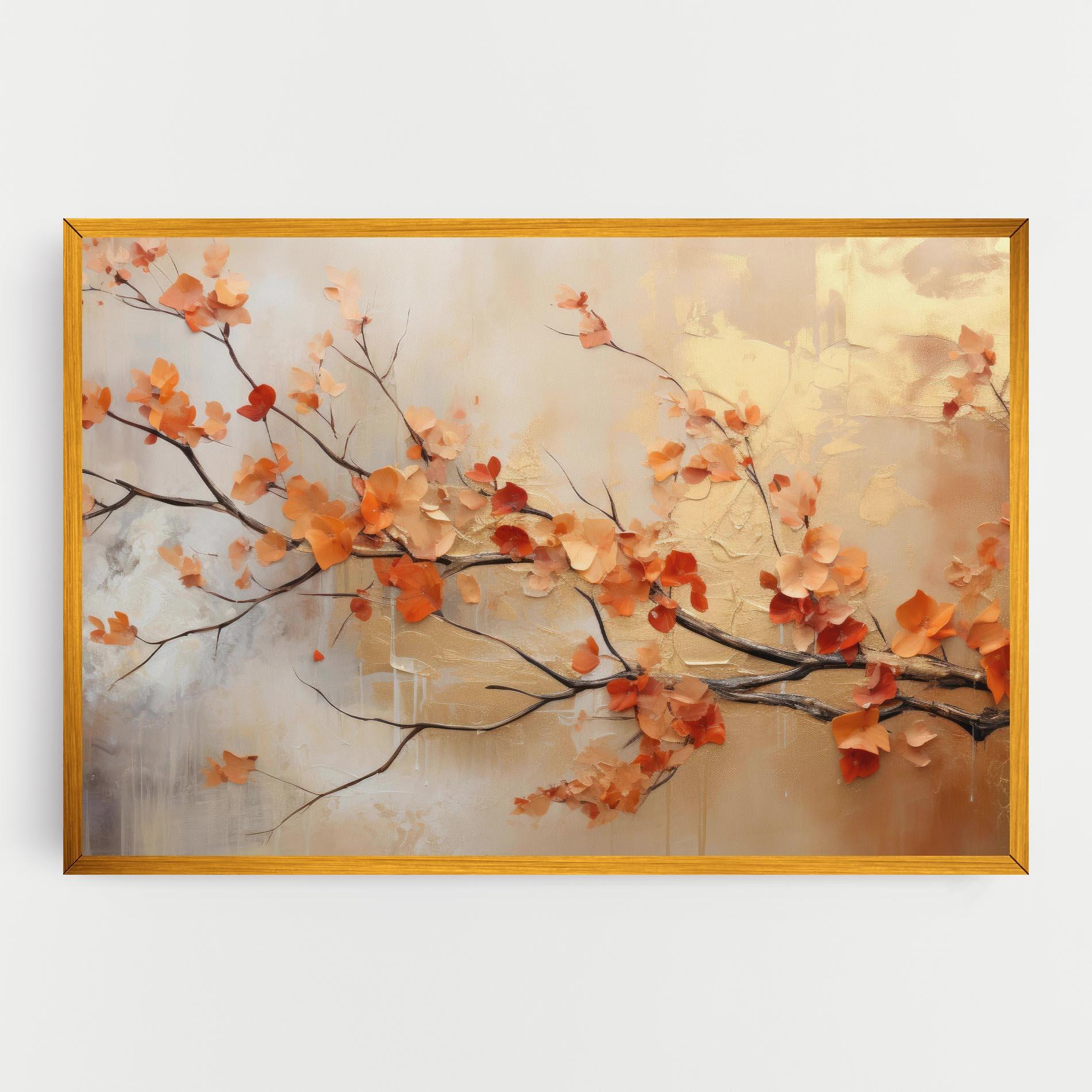 Leinwandbild Autumn Nature Art mockup 0