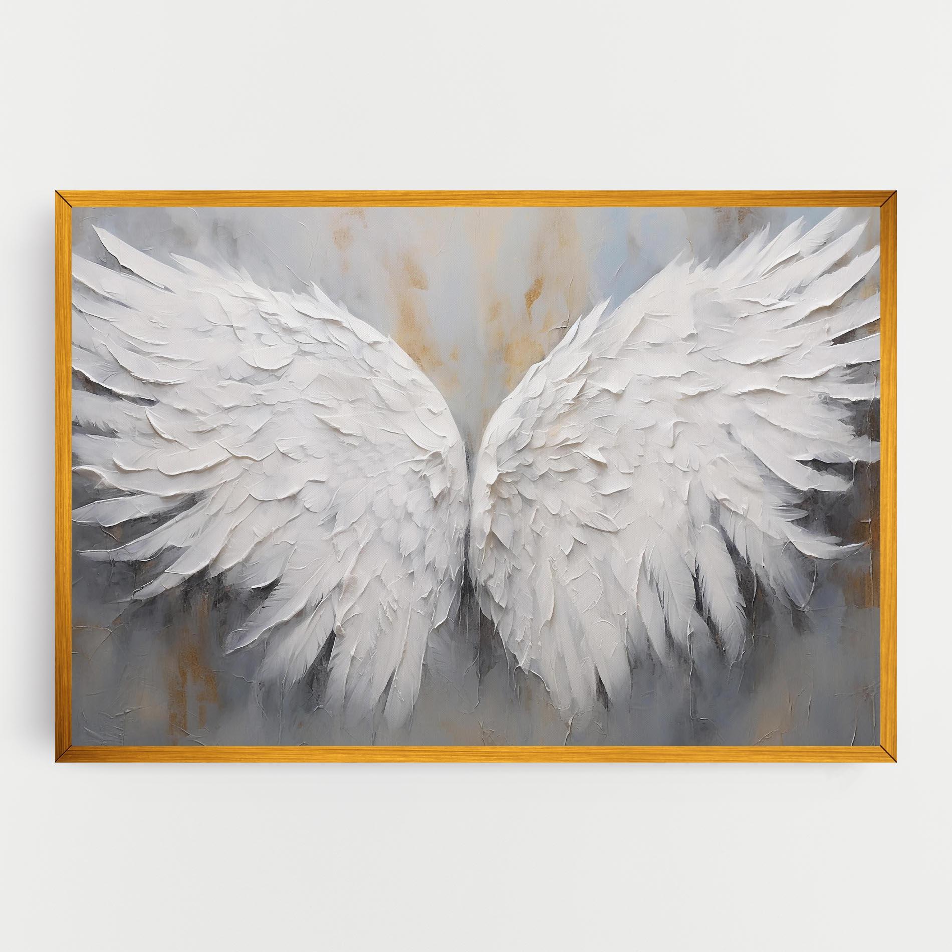 Leinwandbild Pretty Angel Wings mockup 0