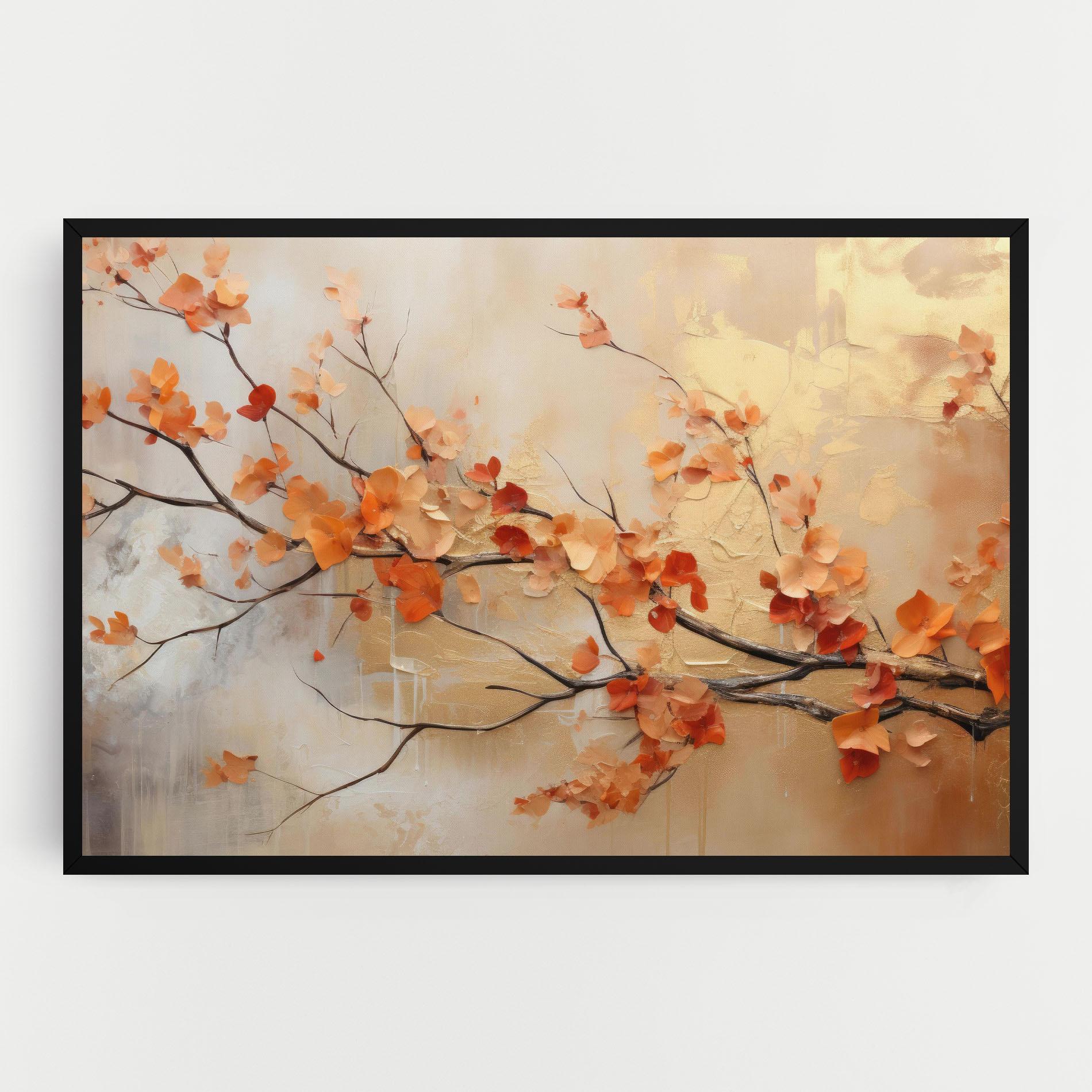 Leinwandbild Autumn Nature Art mockup 0