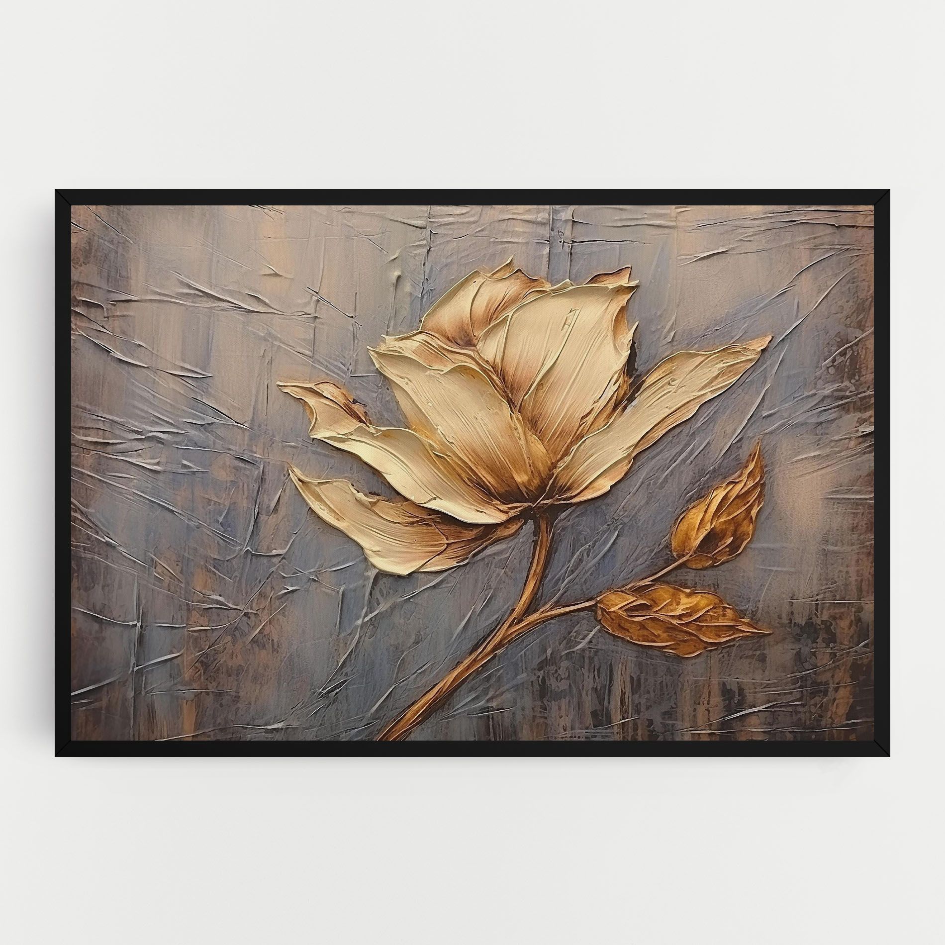 Cream Rose On Blue mockup 0