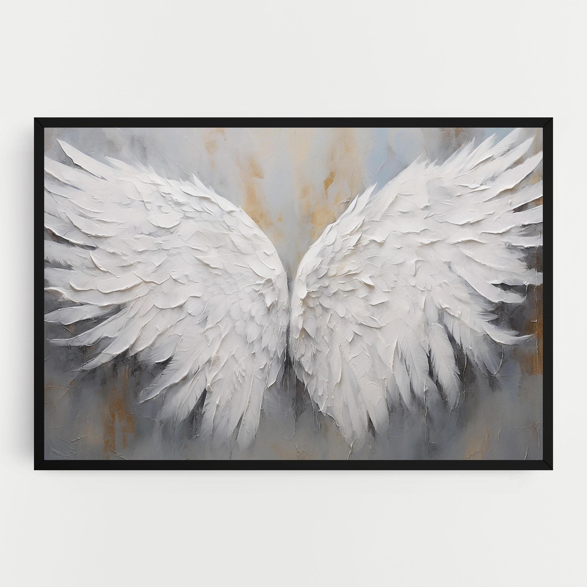Leinwandbild Pretty Angel Wings mockup 0
